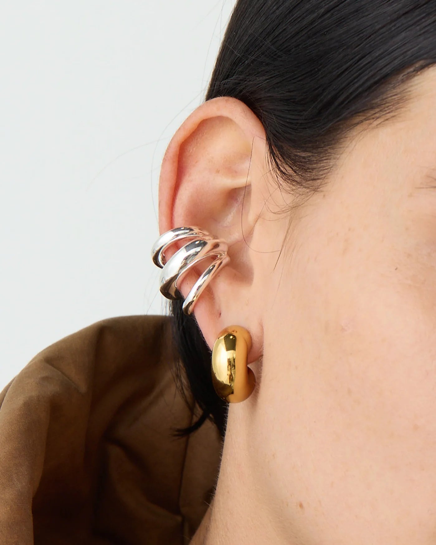 Tome Triple Ear Cuff | Silver