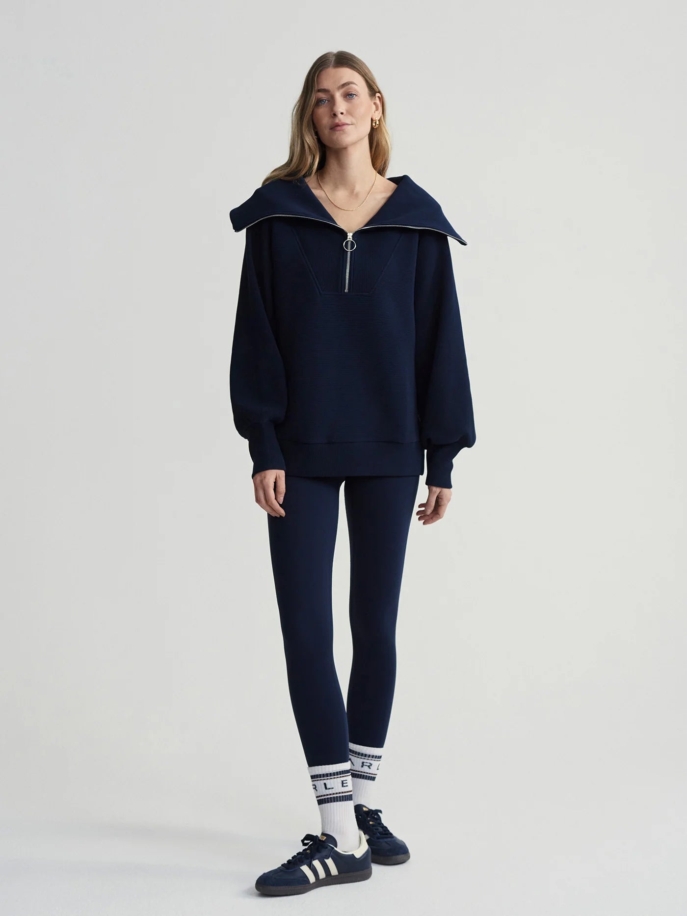 Vine Half Zip | Dark Sapphire