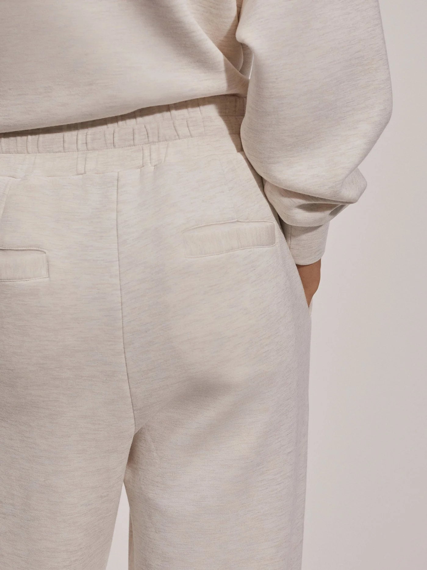Relaxed Pant 27.5 in Ivory Marl