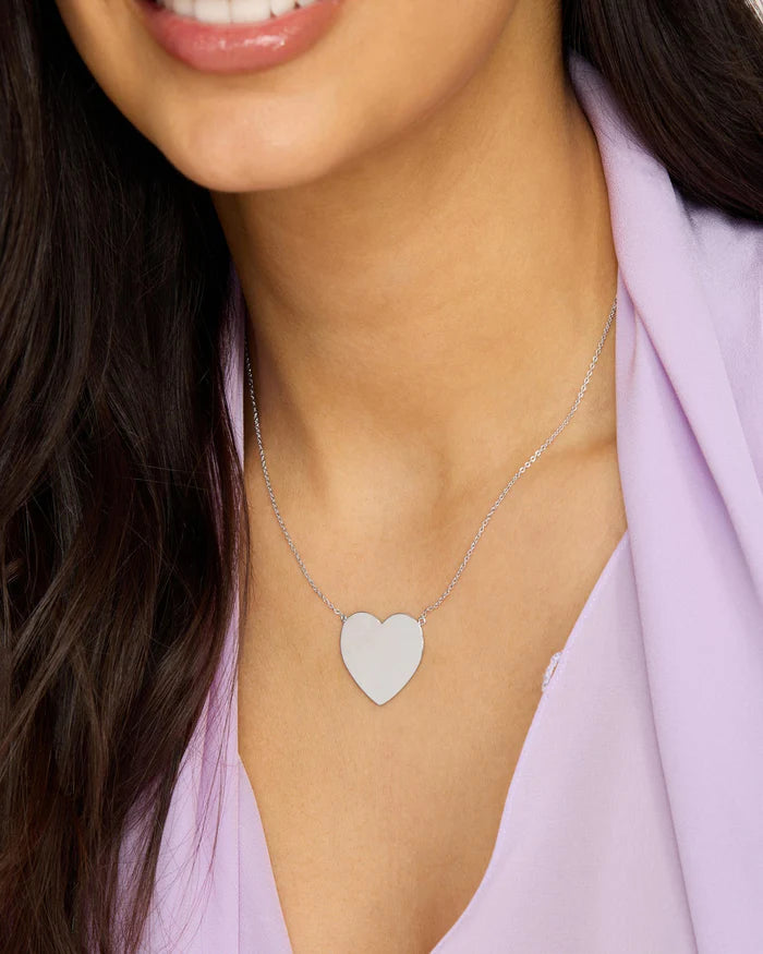 XL You Have My Heart Necklace | Silver