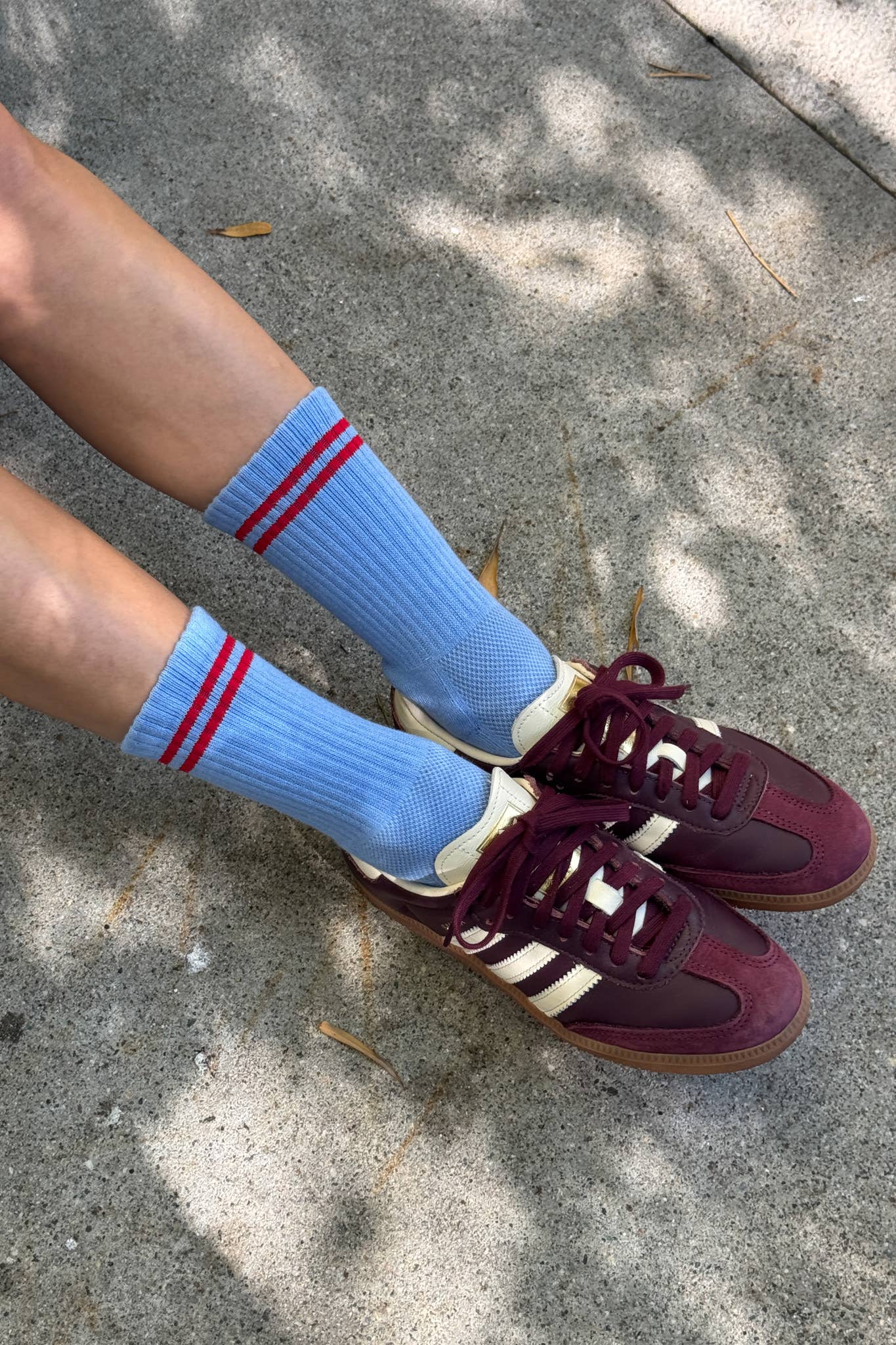 Boyfriend Socks in Ciel Blue