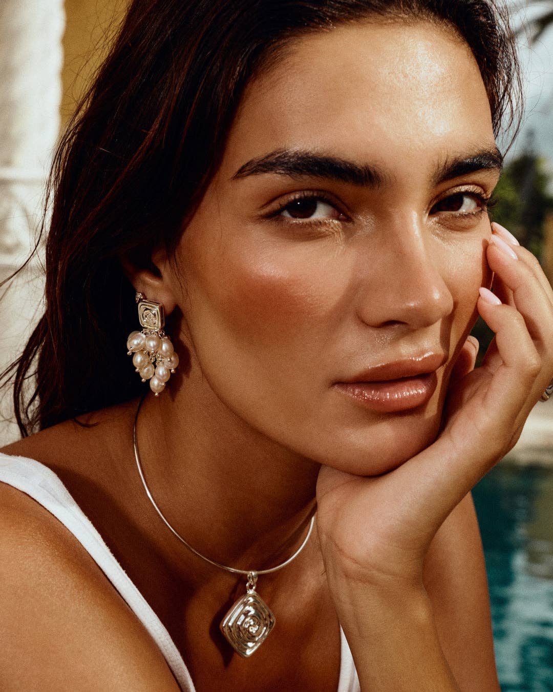 The Seychelles Pearl Statement Studs