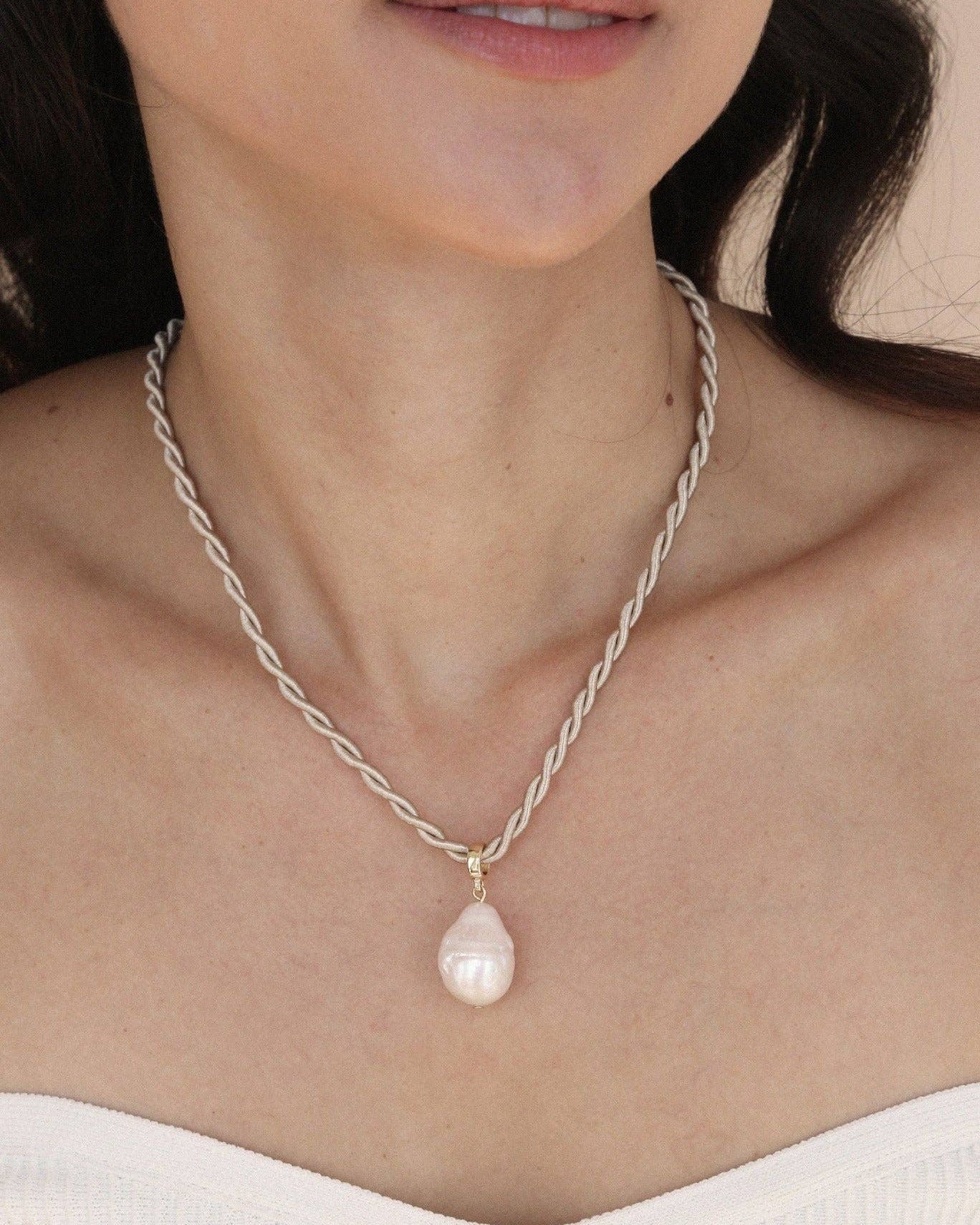 Freshwater Token Necklace