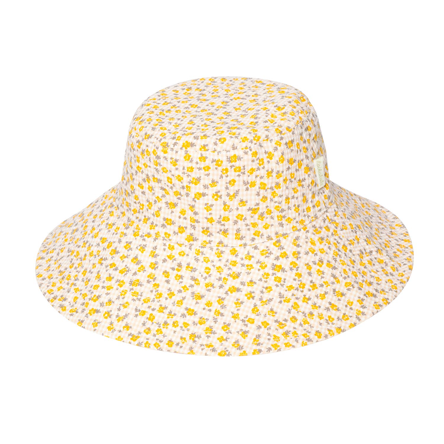 Ditsy Gingham Reversible Sun Hat 3-6 Years
