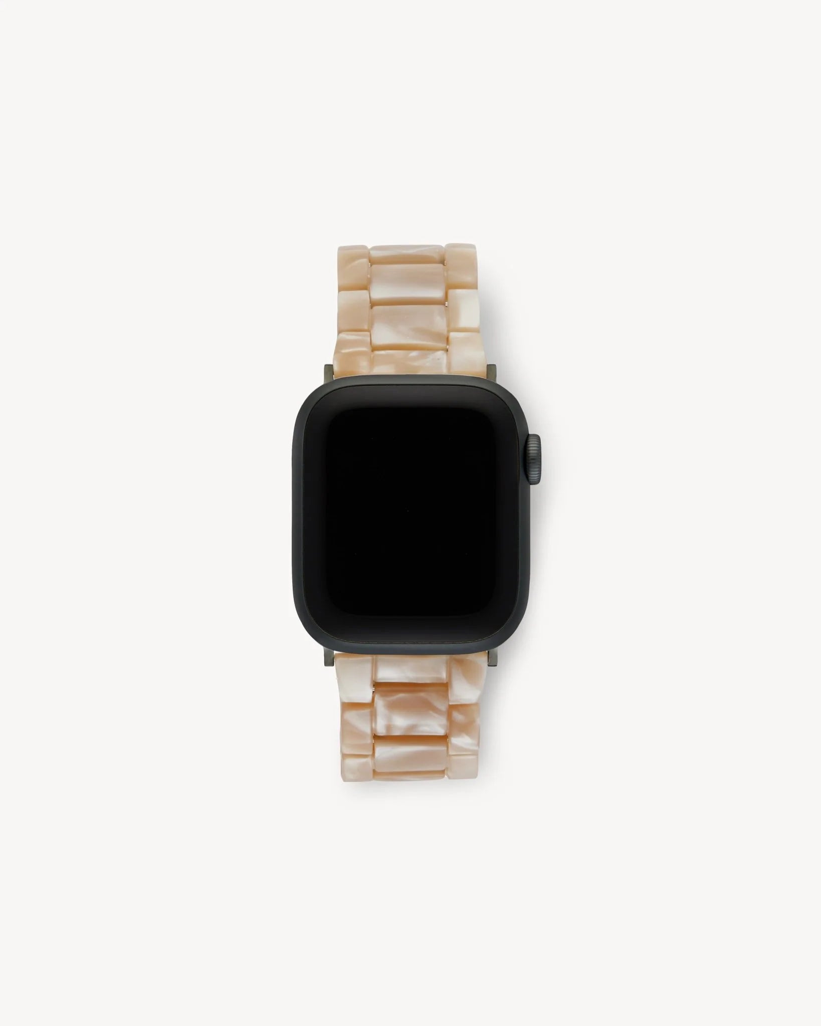 Apple Watch Band | Sand Shell & Black Hardware