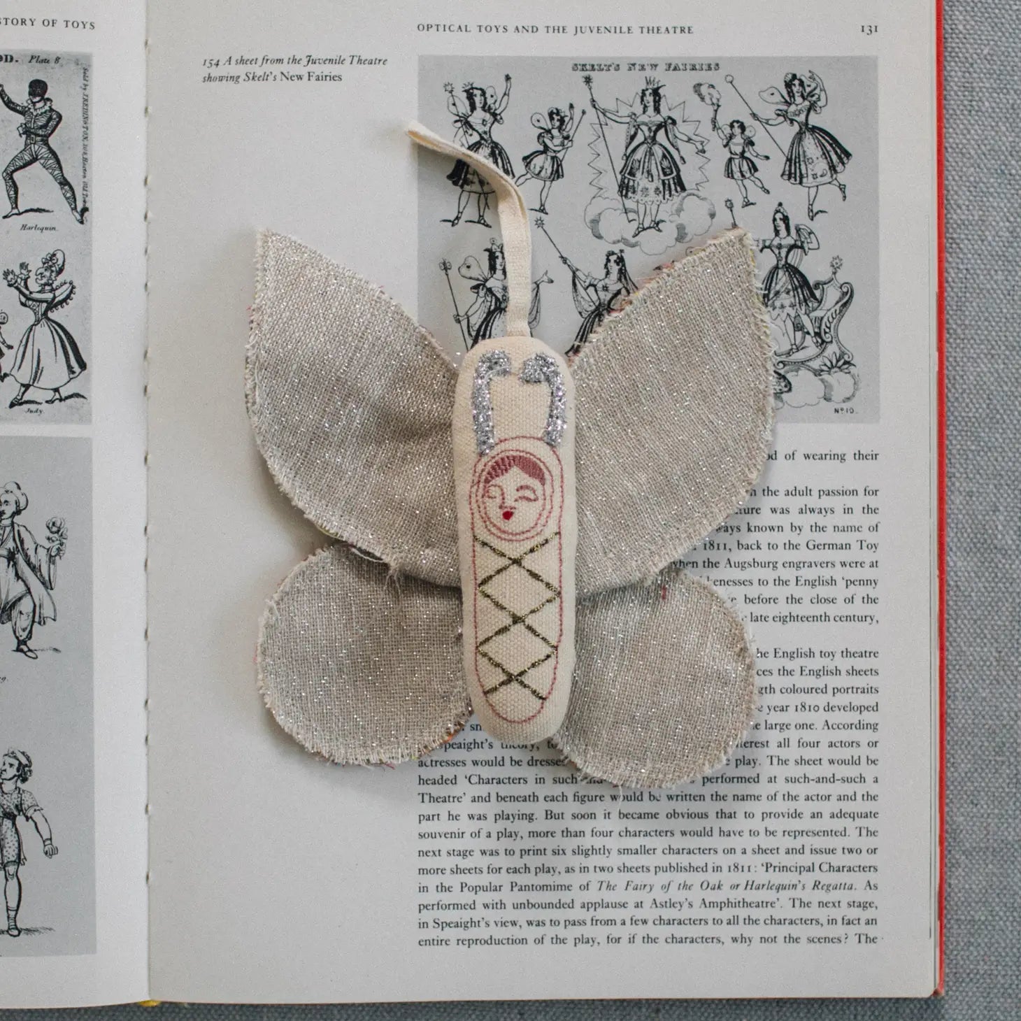 Cotton Sleepy Moth Ornament