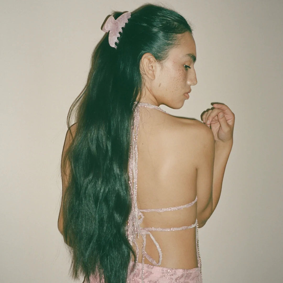 Big Effing Claw Clip in Pink Sugar