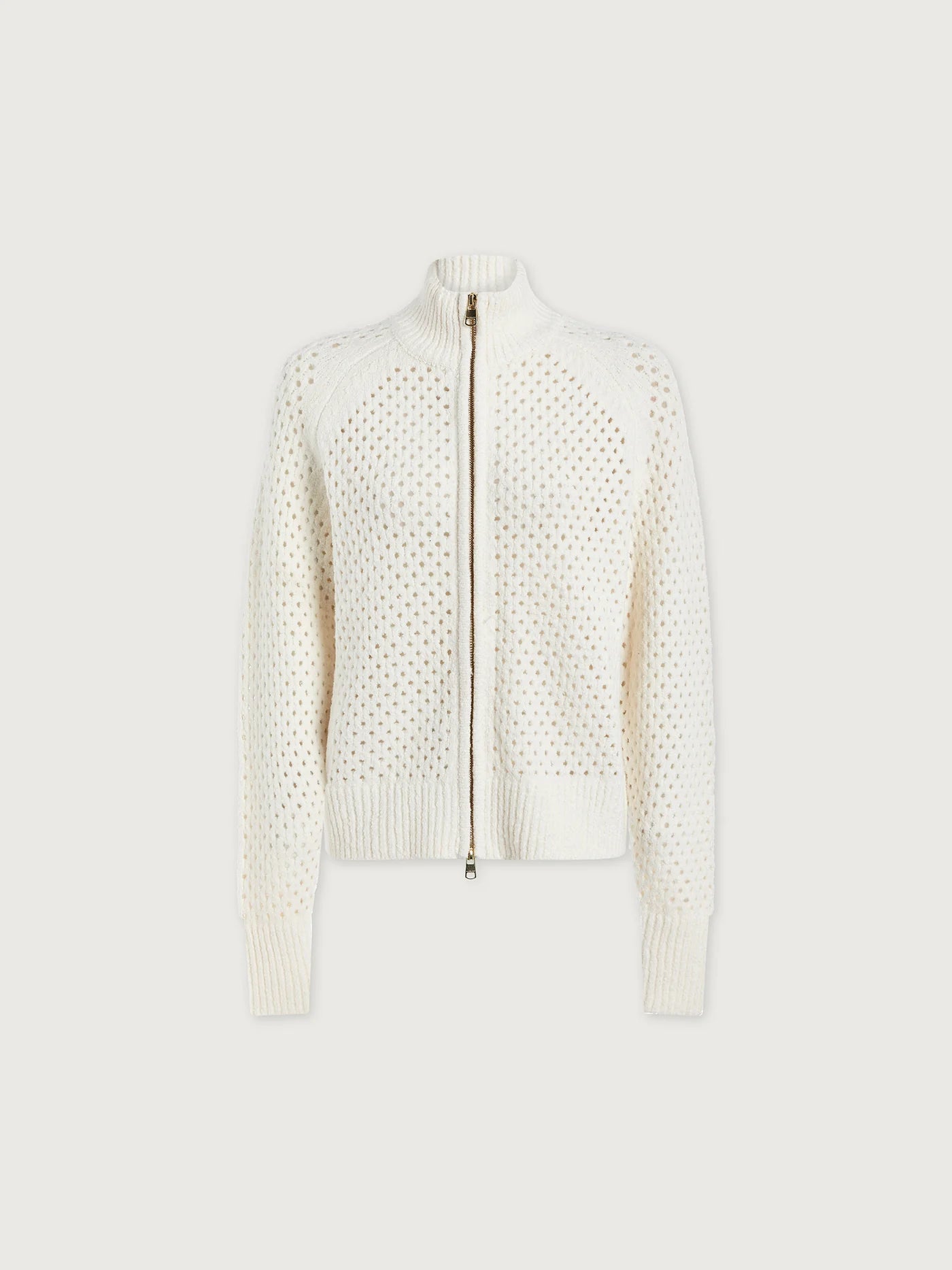 Mandy Boucle Knit Jacket | Coconut Milk