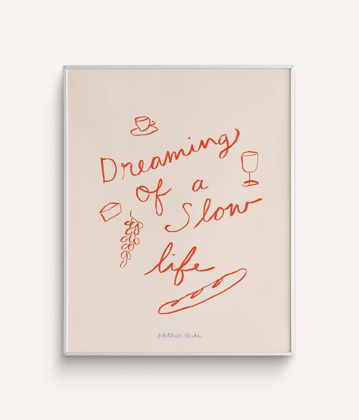 Dreaming of a Slow Life Art Print