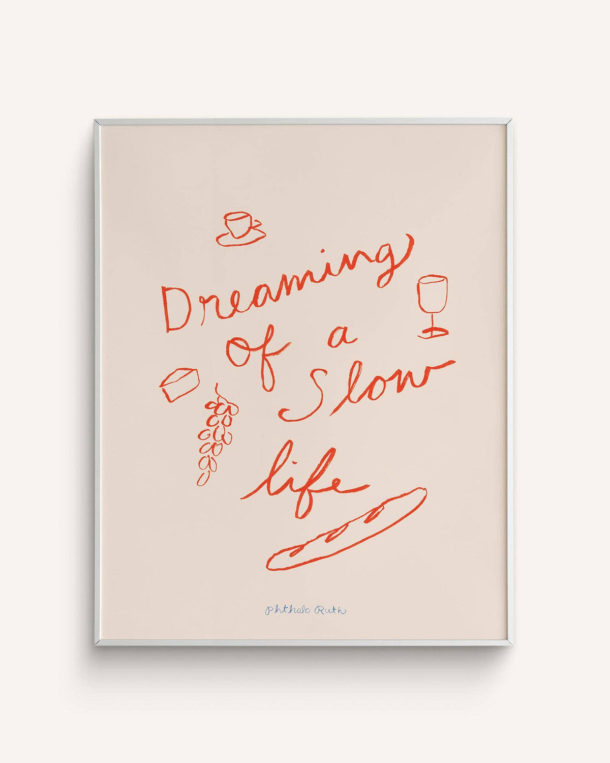 Dreaming of a Slow Life Art Print