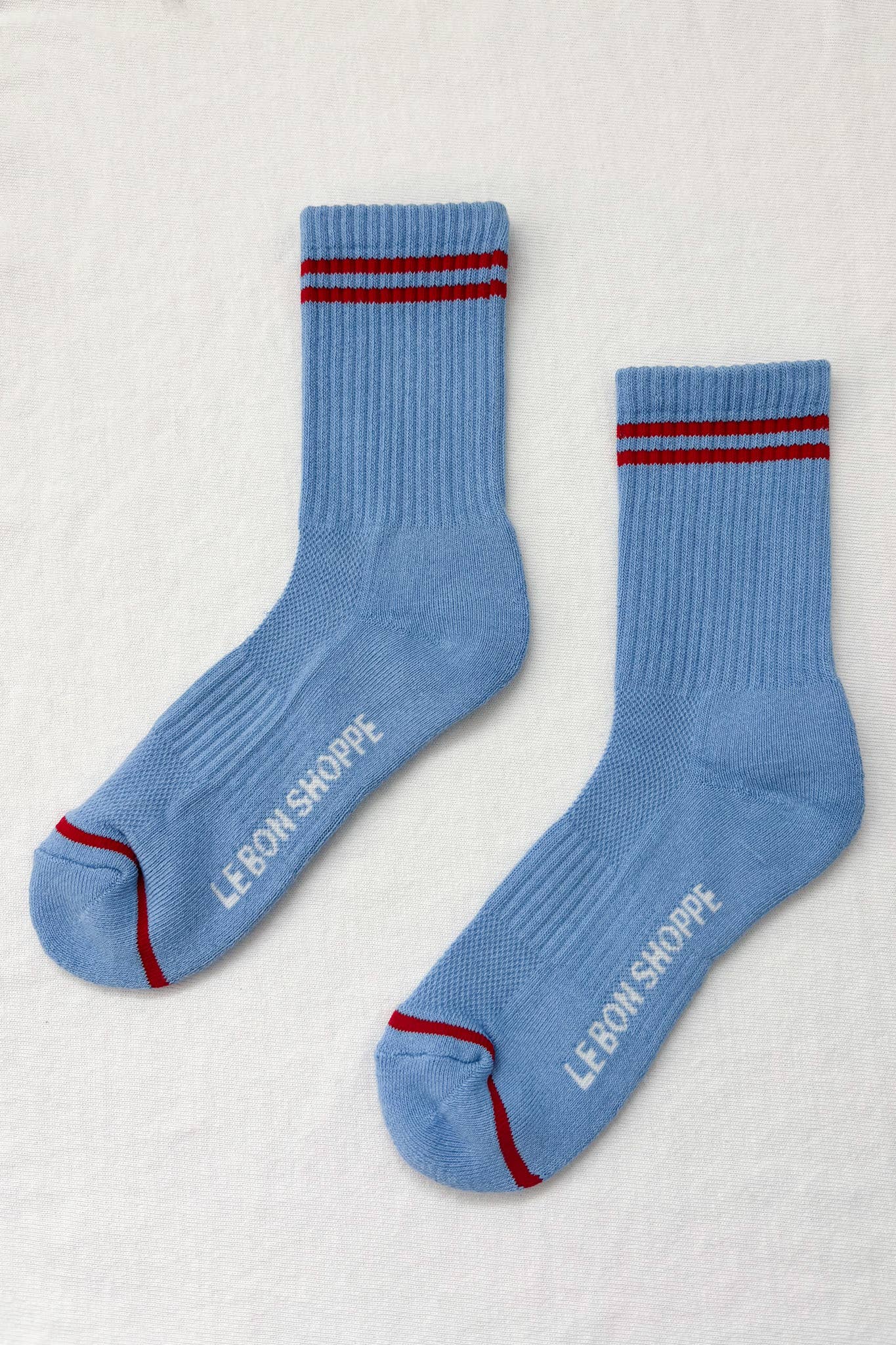 Boyfriend Socks in Ciel Blue