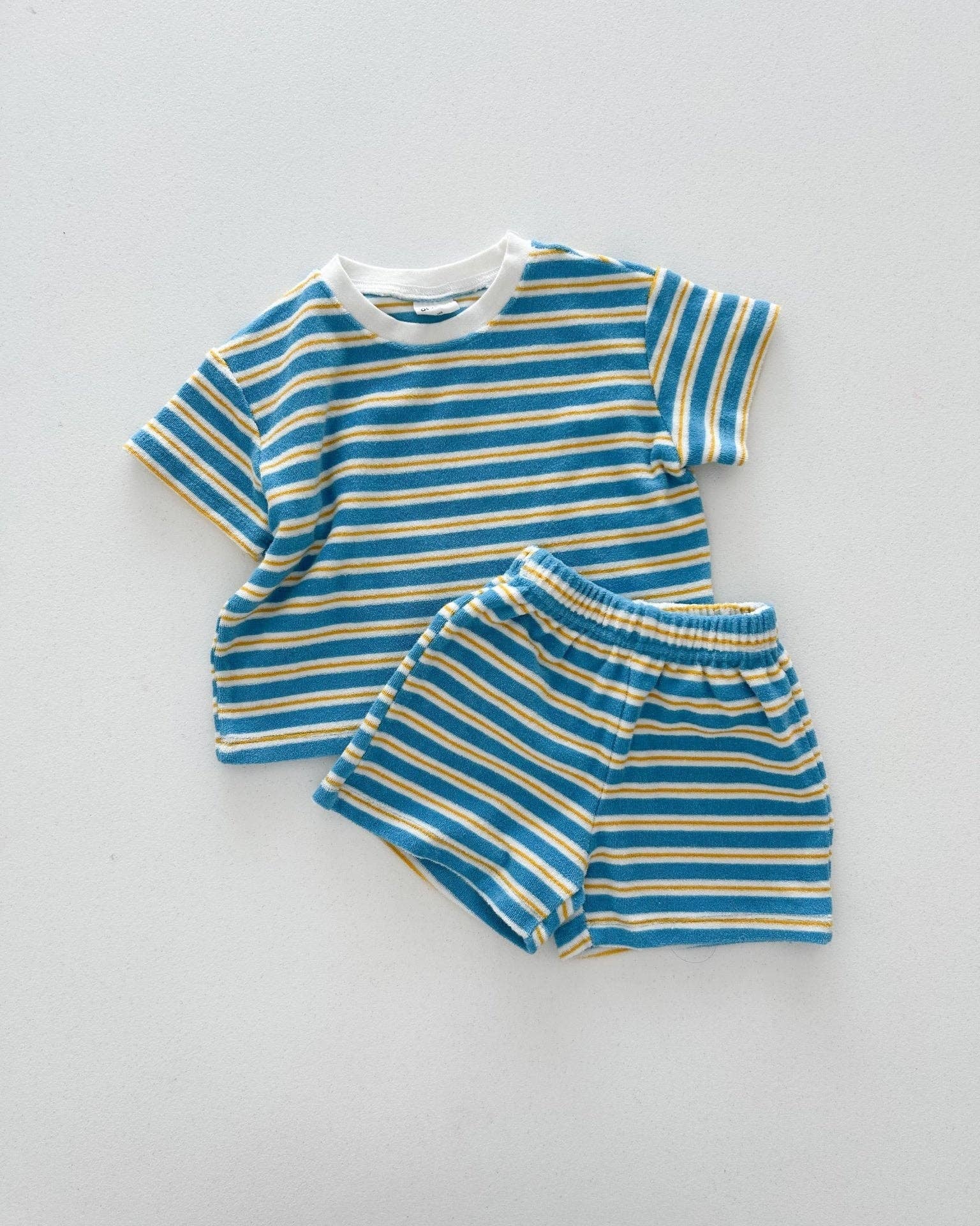 Sunny Stripe Terry Lounge Set