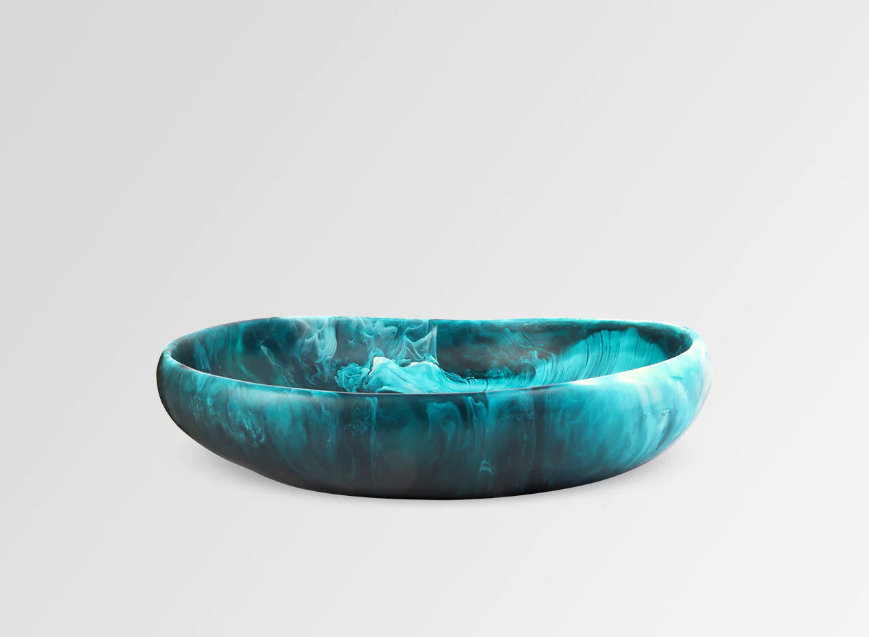 Medium Earth Bowl in Lagoon