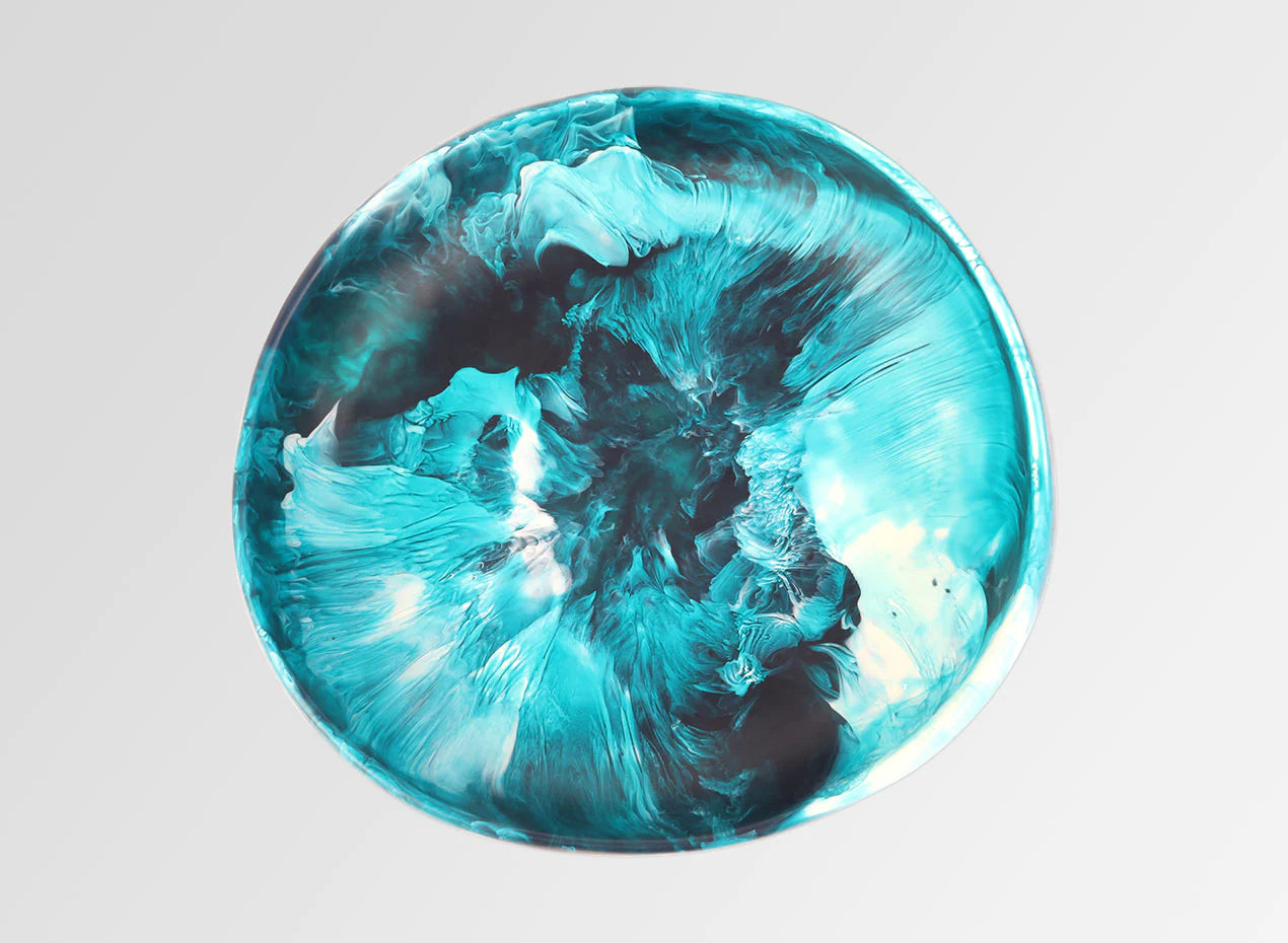 Medium Earth Bowl in Lagoon