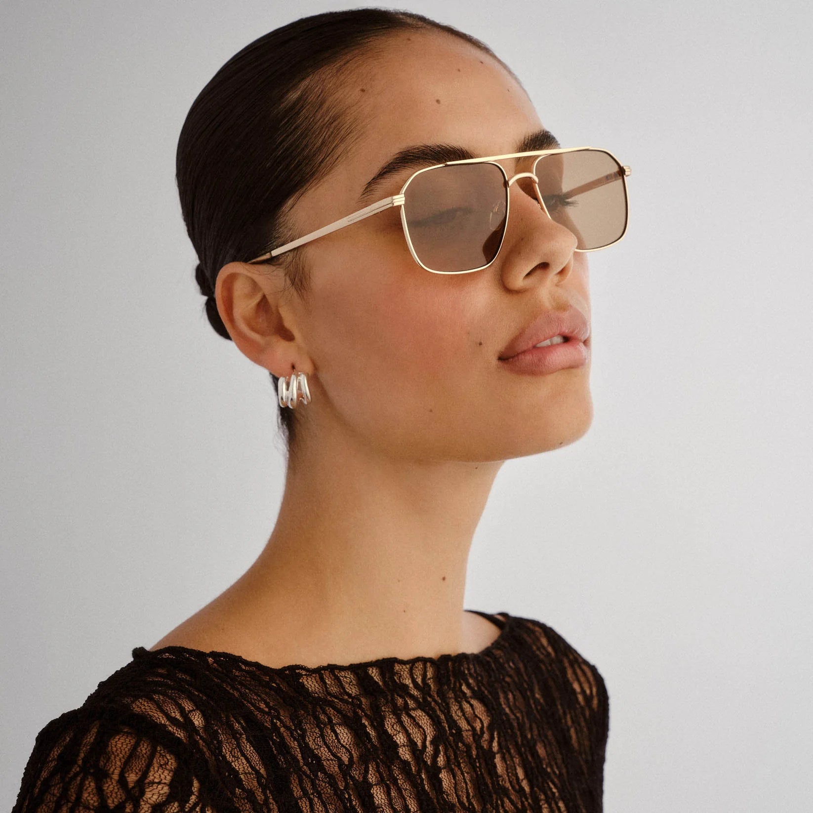 Equator Sunglasses | Gold/Hazel