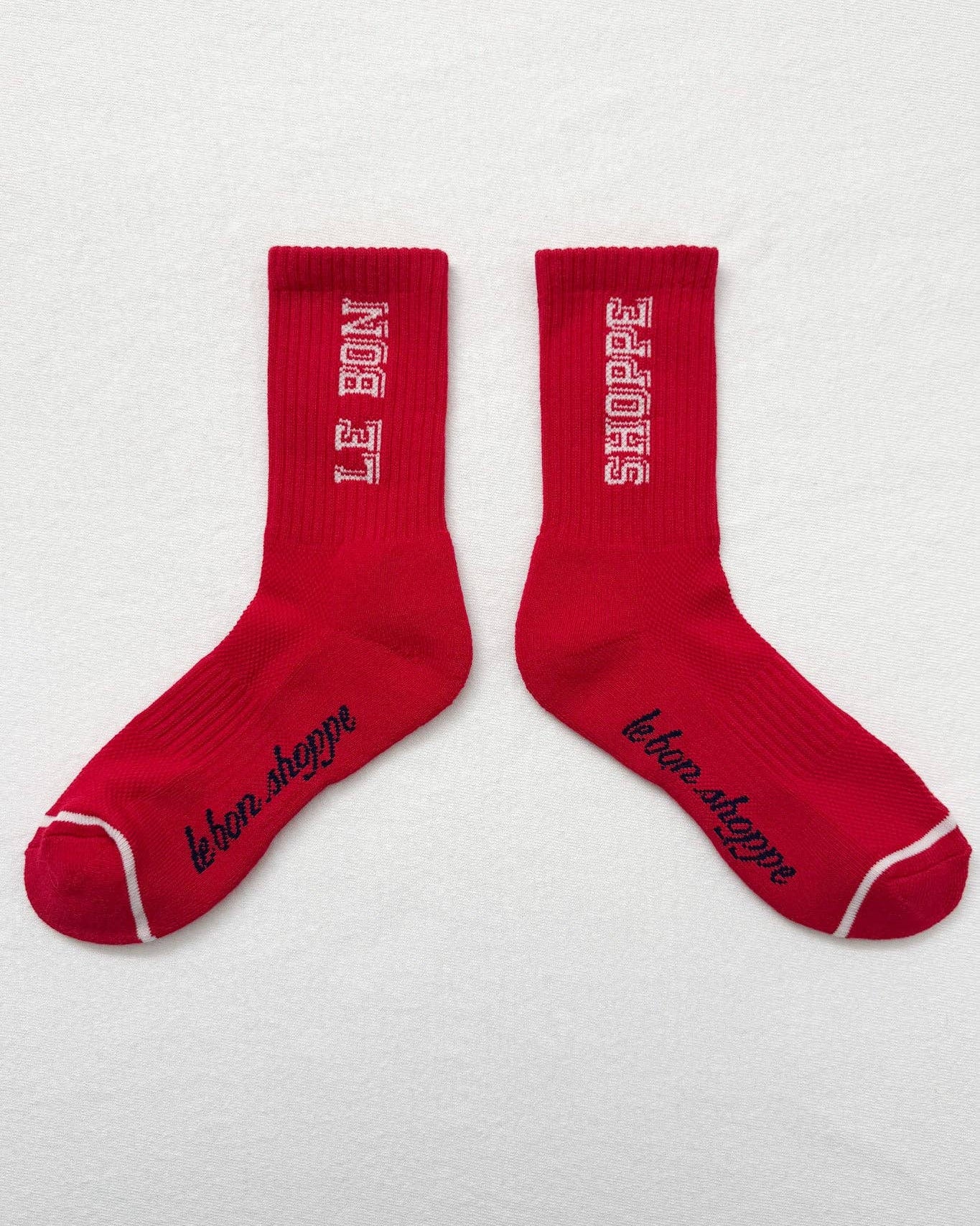 Preppy Socks | Red Cream