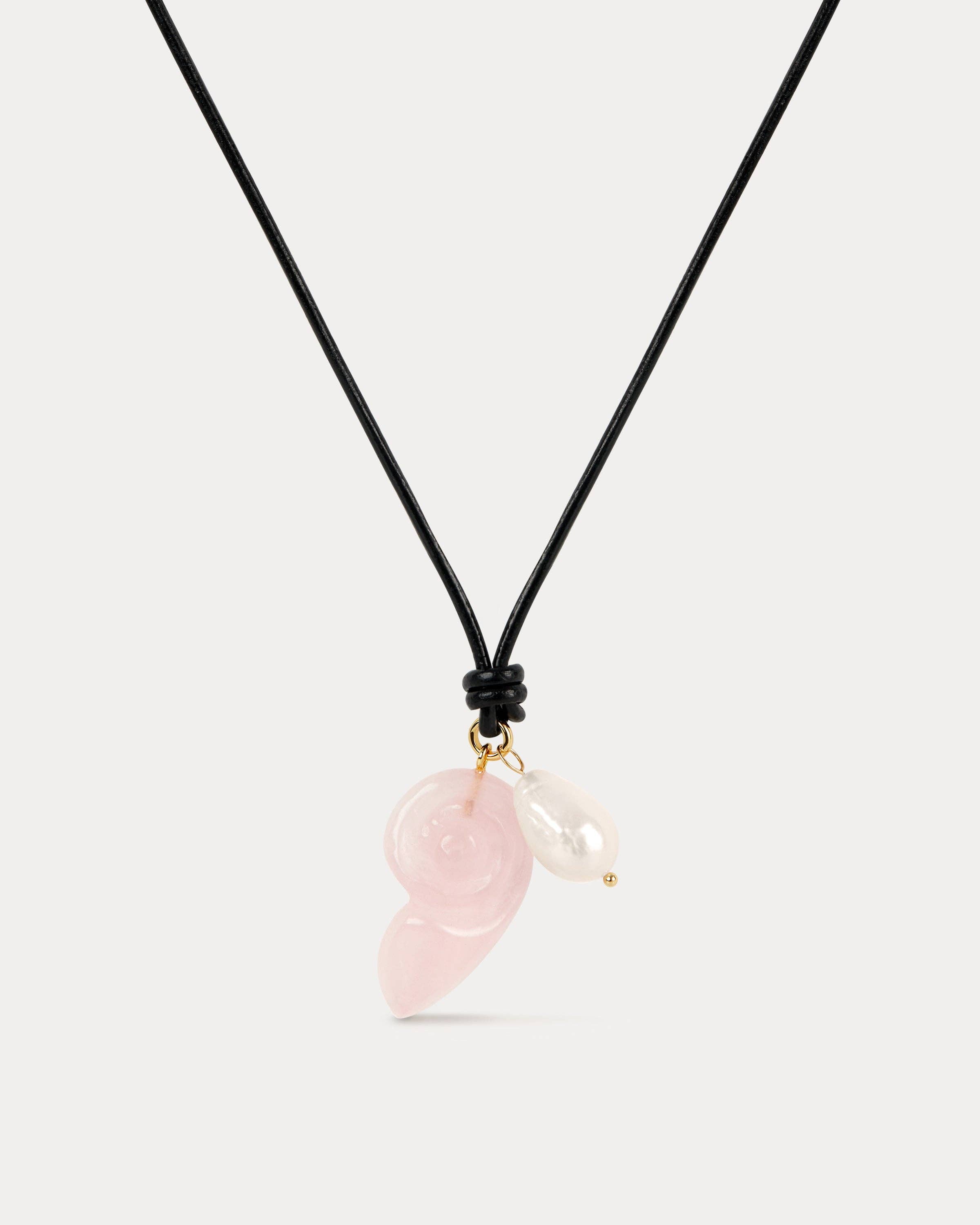 The Santorini Pendant Cord Necklace
