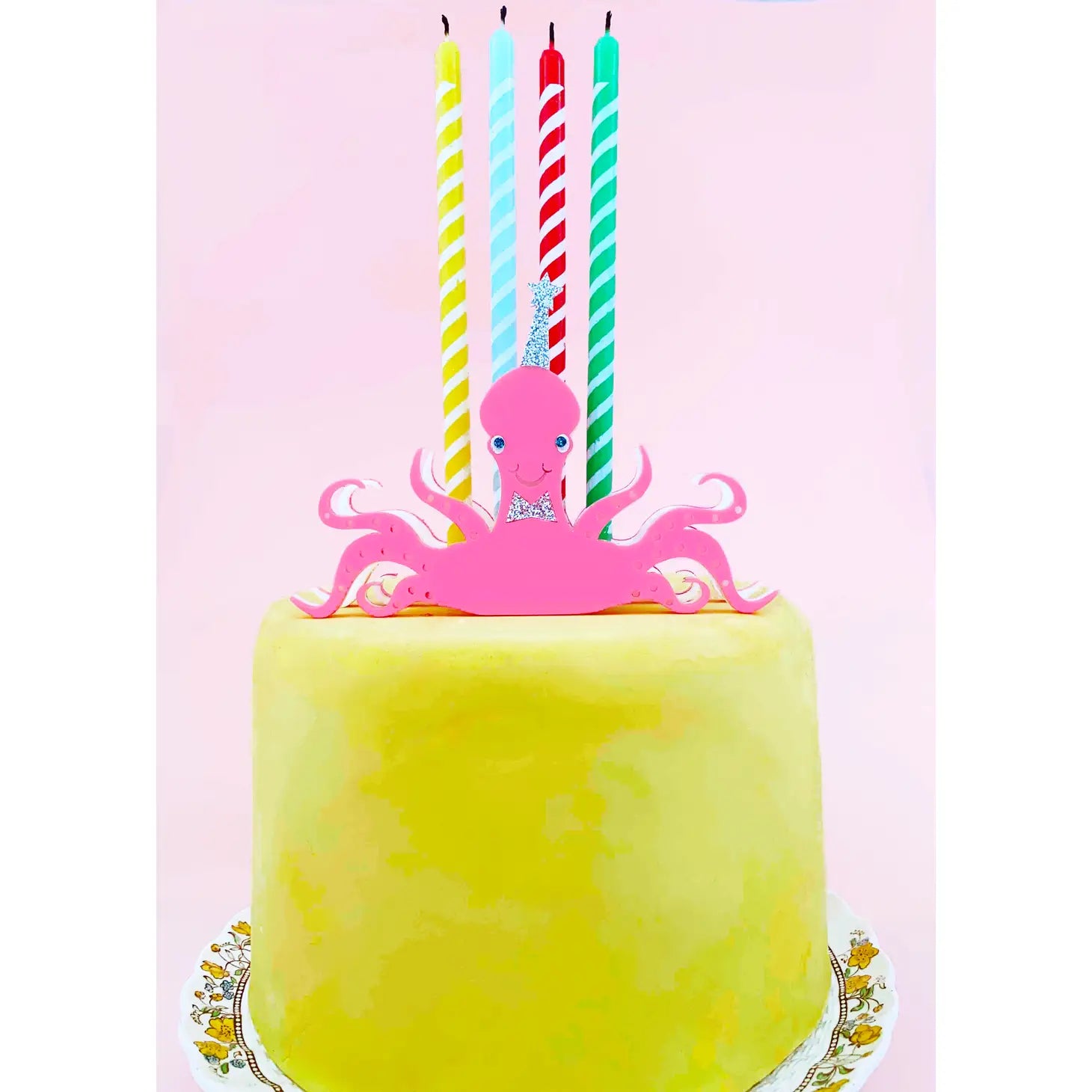 Octopus Birthday Candle Holder
