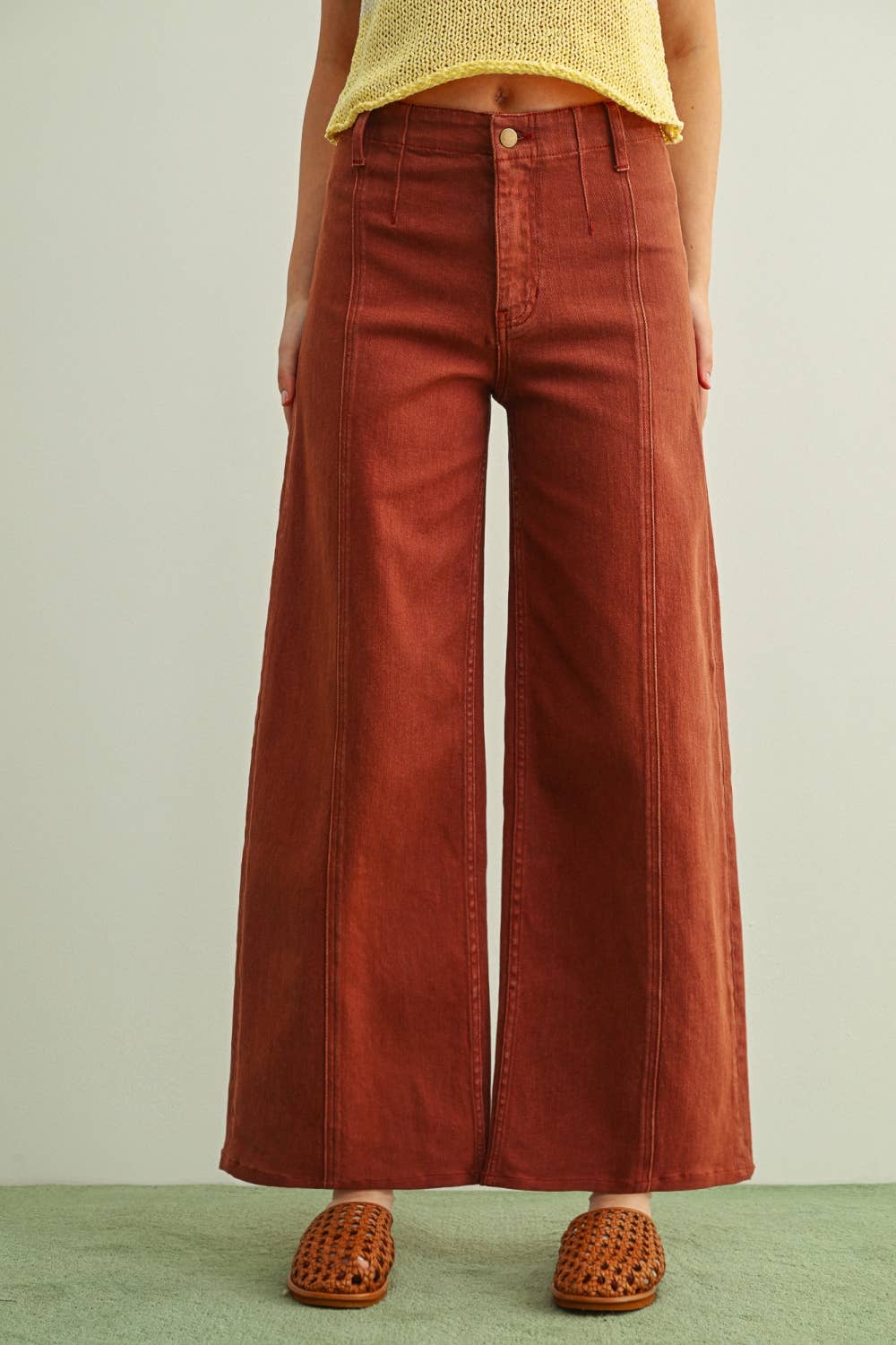 Cora Stretch Wide Leg Pants
