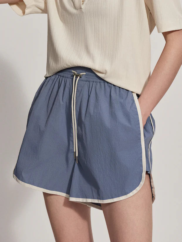 Harmon High Rise Short 4" 2.0 in Stone Blue
