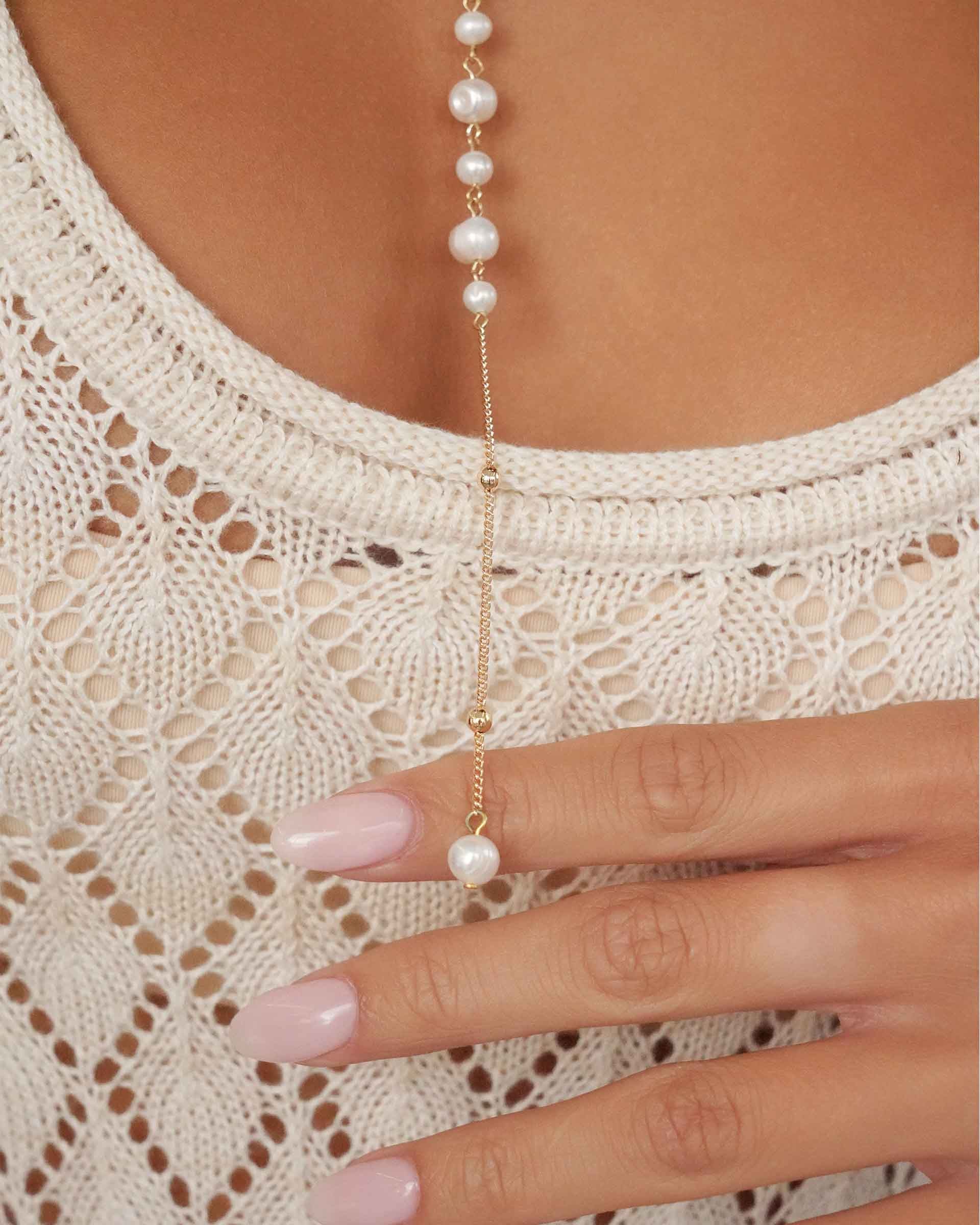 Coastal Pearl Lariat