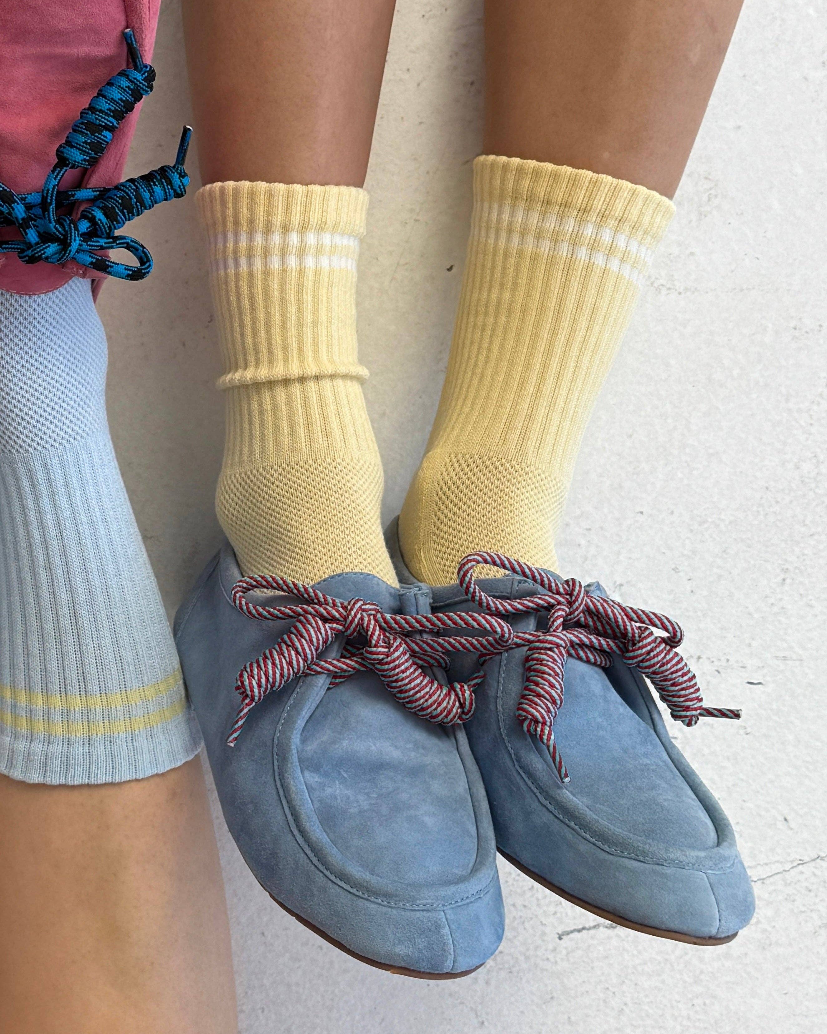Boyfriend Socks in Lemonade
