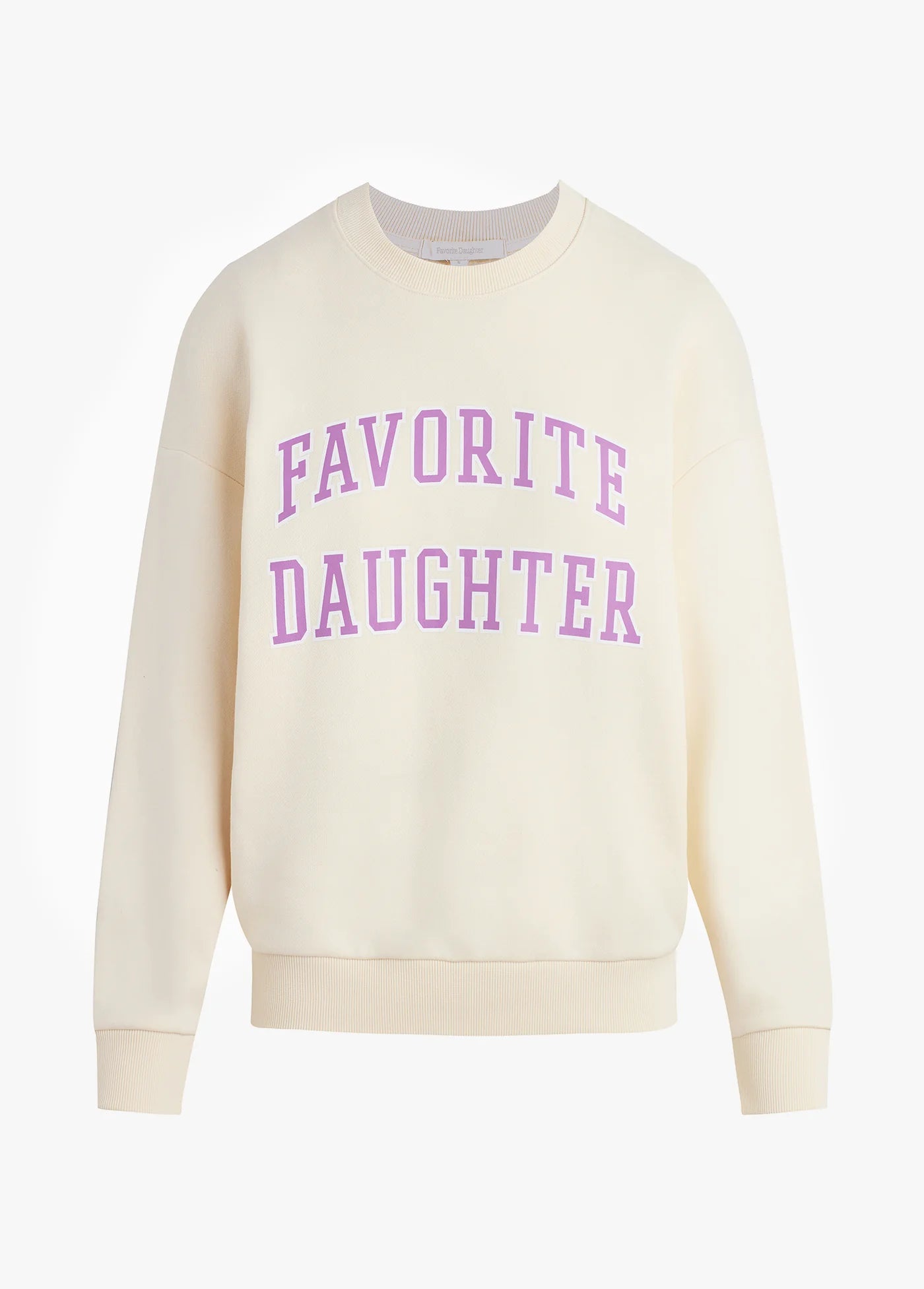 Collegiate Sweatshirt in Gardenia