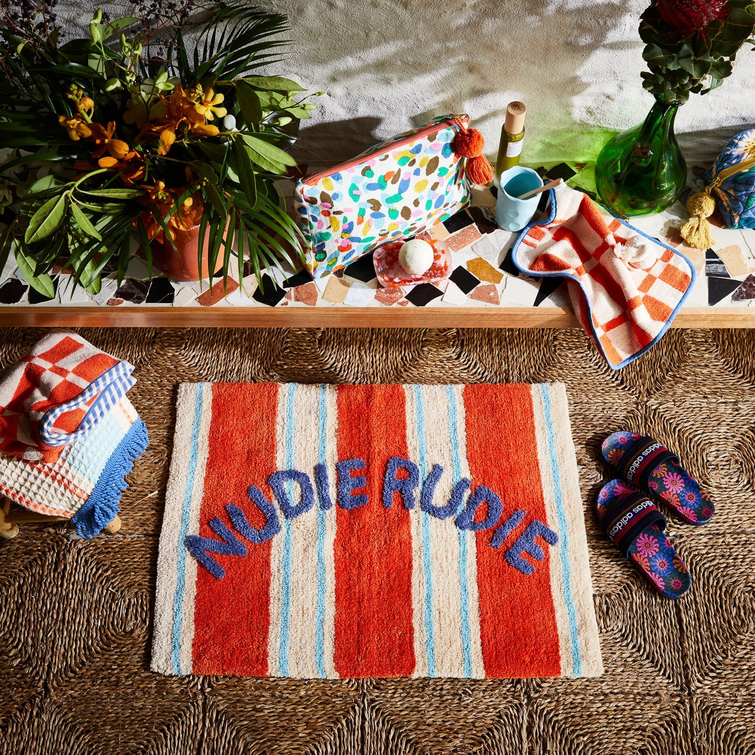 Ballico Nudie Bath Mat | Paprika