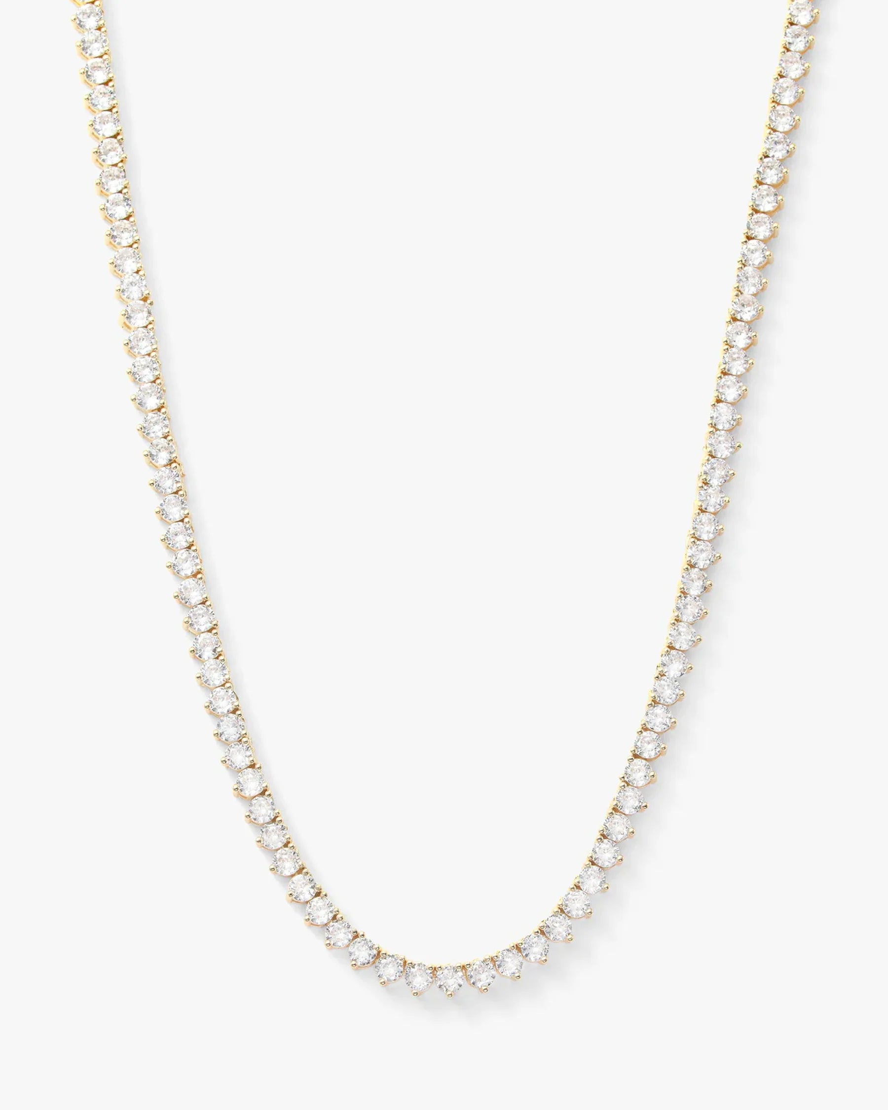 Not Your Basic Gold Tennis Necklace | Gold