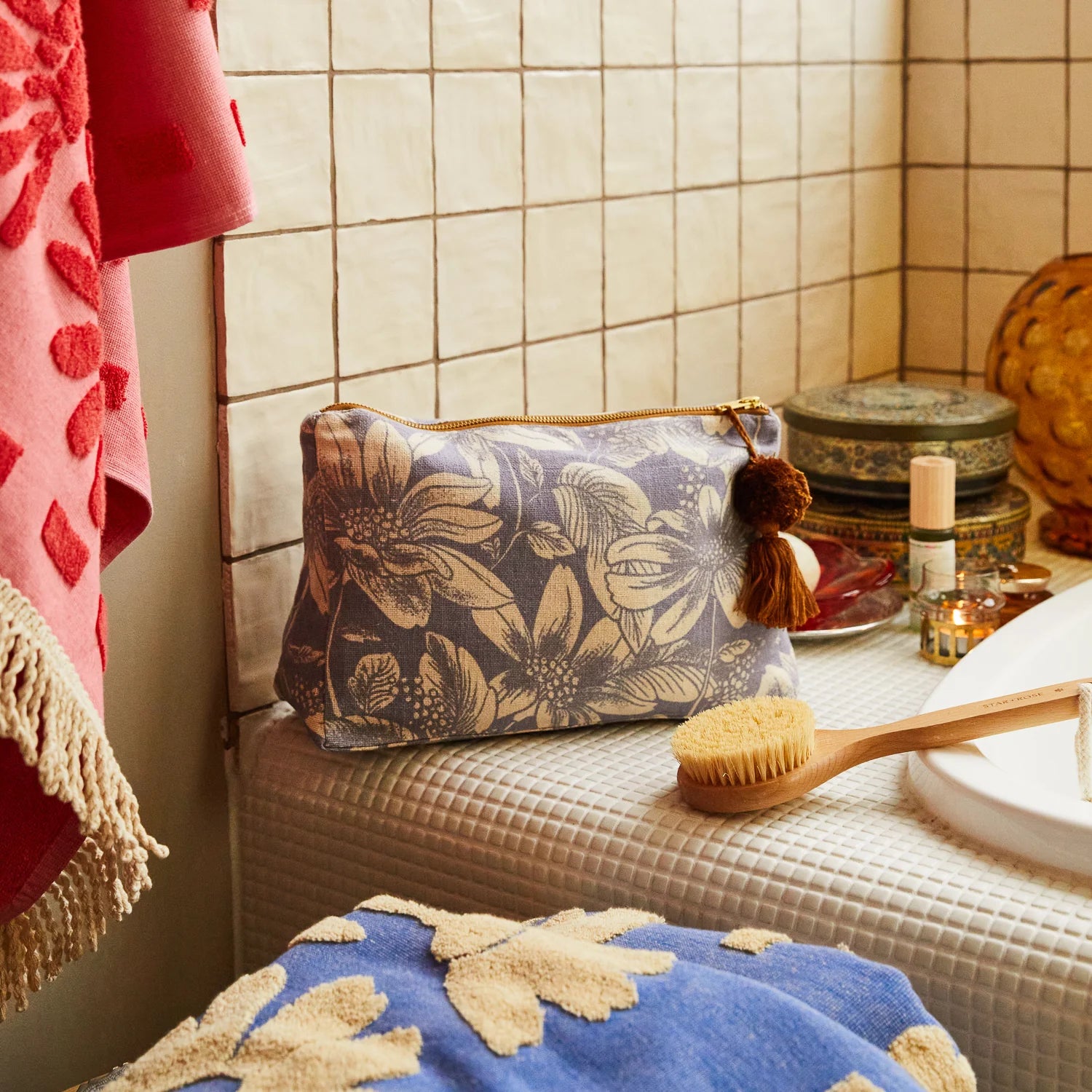 Amrita Cosmetic Bag | Storm