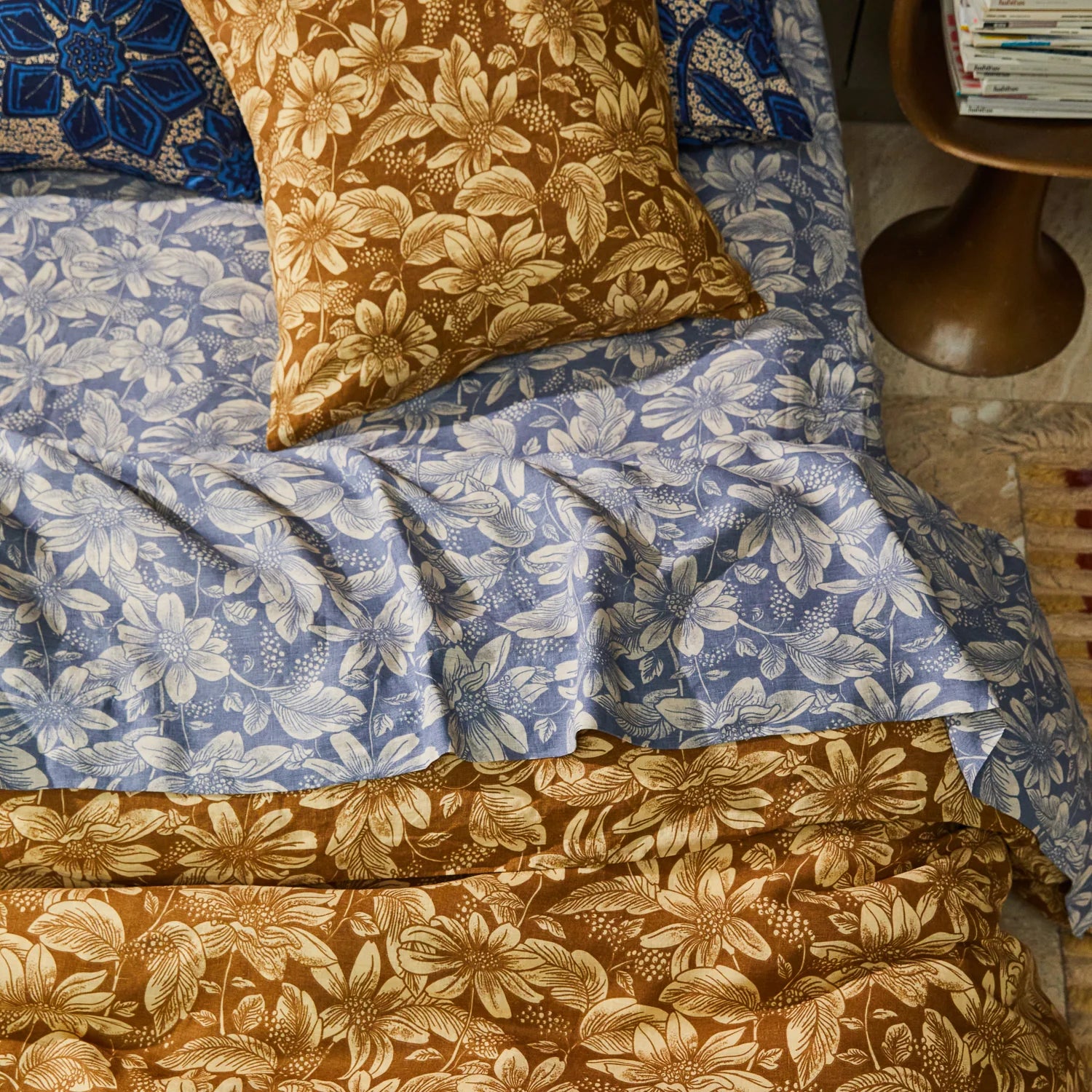 Amrita Linen Euro Pillowcase Set