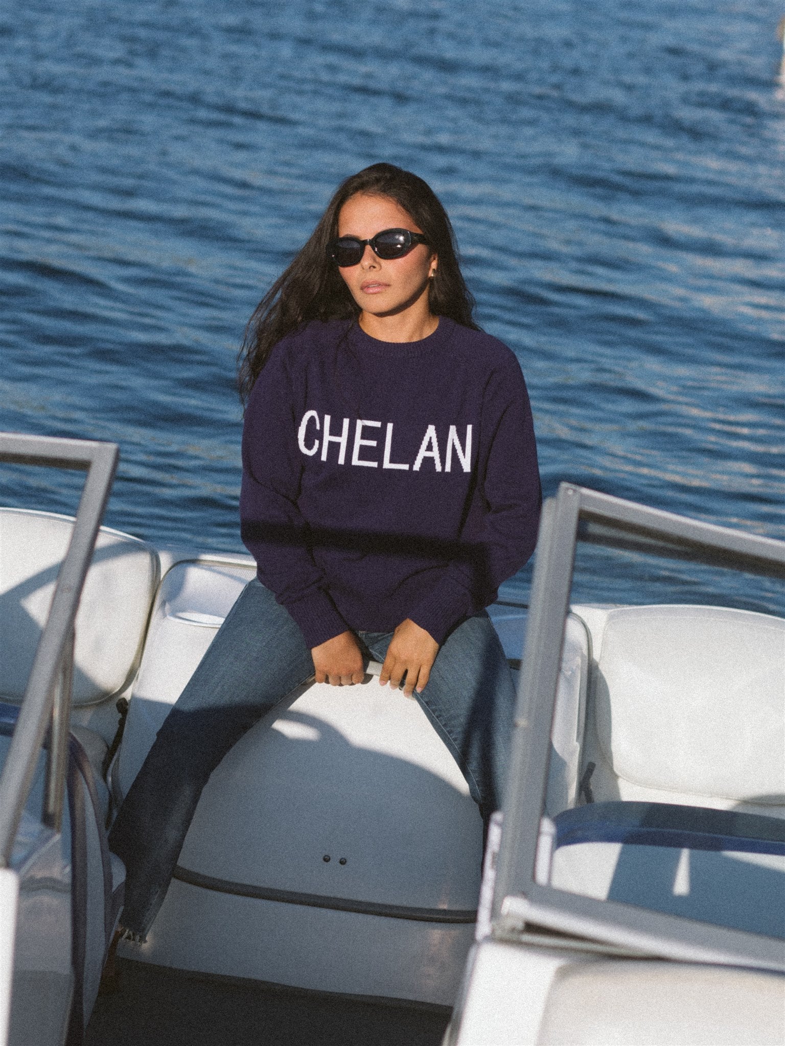 Chelan Boat Sweater | Navy