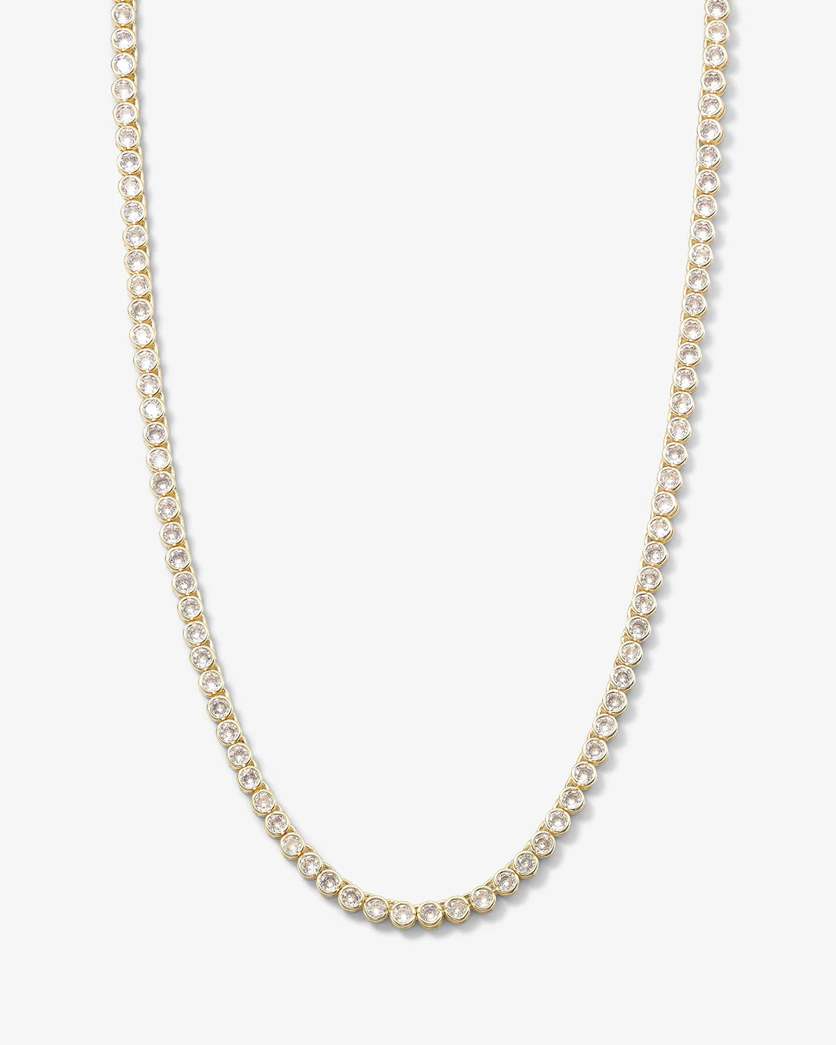 Baroness Tennis Necklace | Gold
