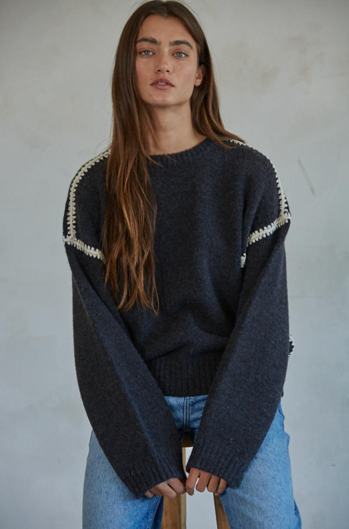 Mienna Sweater | Charcoal