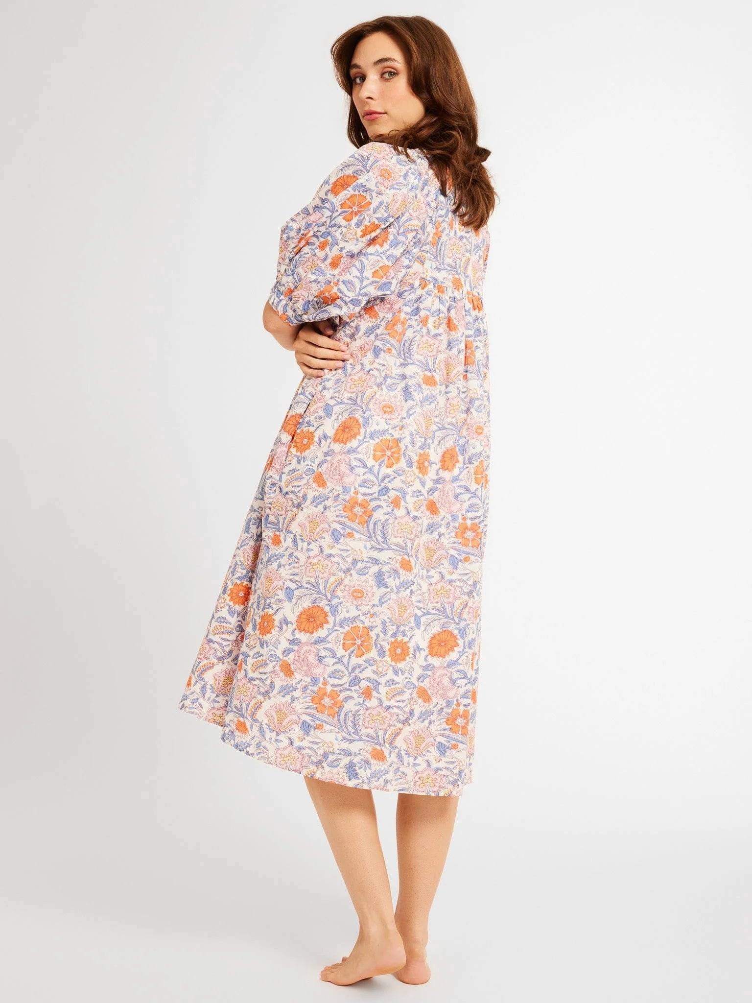 Saffron Dress in Newport Floral