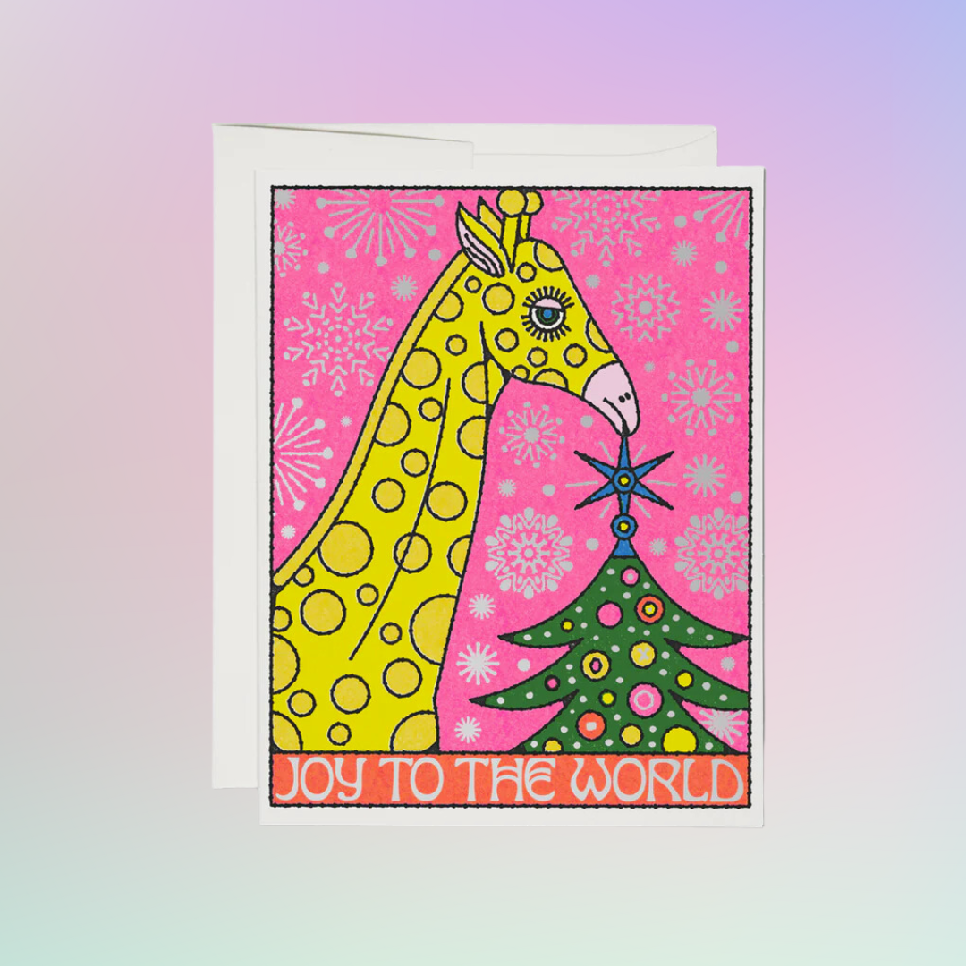 Giraffe Topper Card