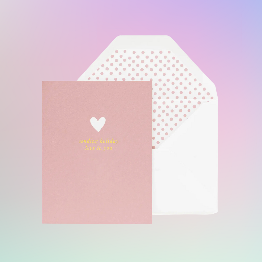 Sending Holiday Love Card