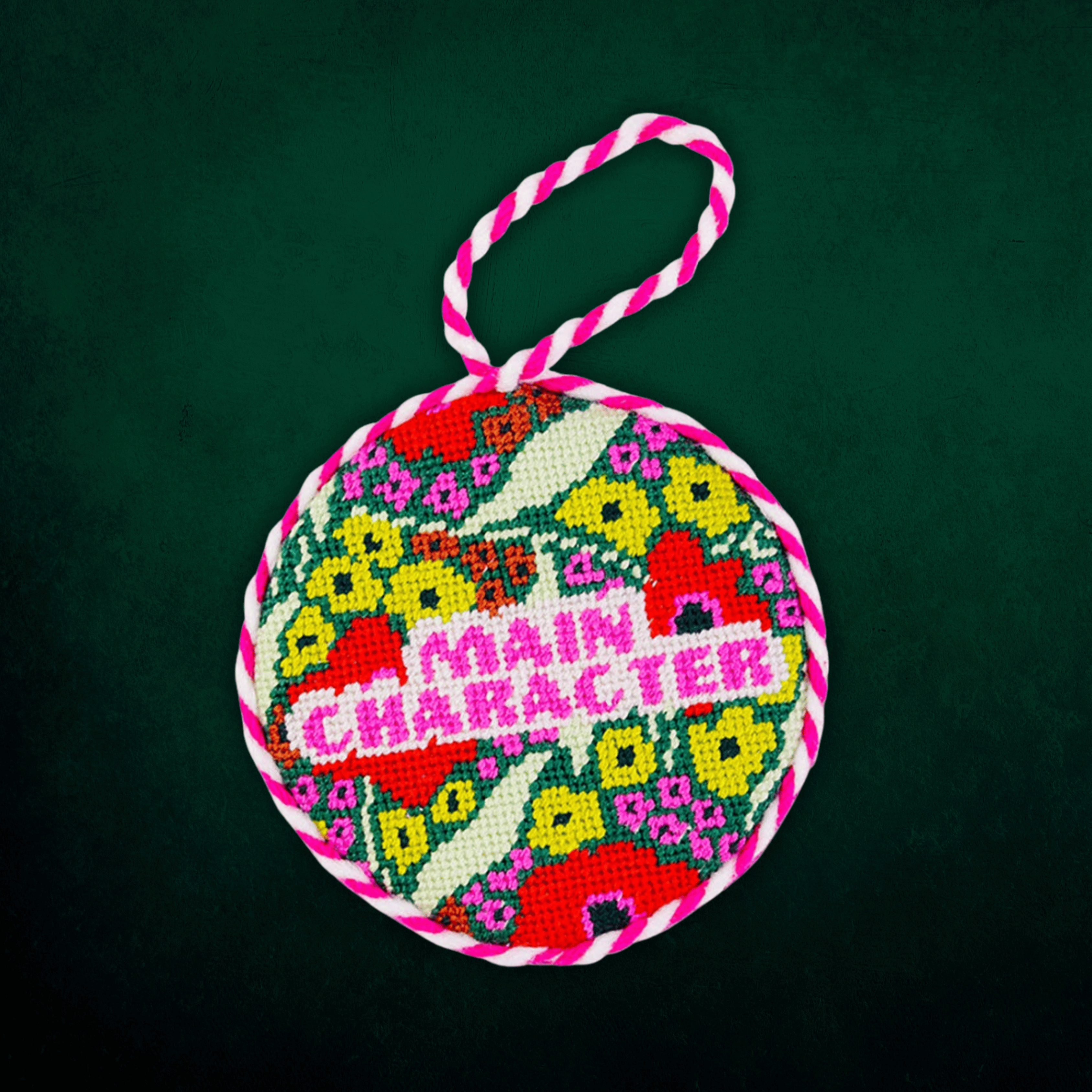 Needlepoint Ornament | Main Character