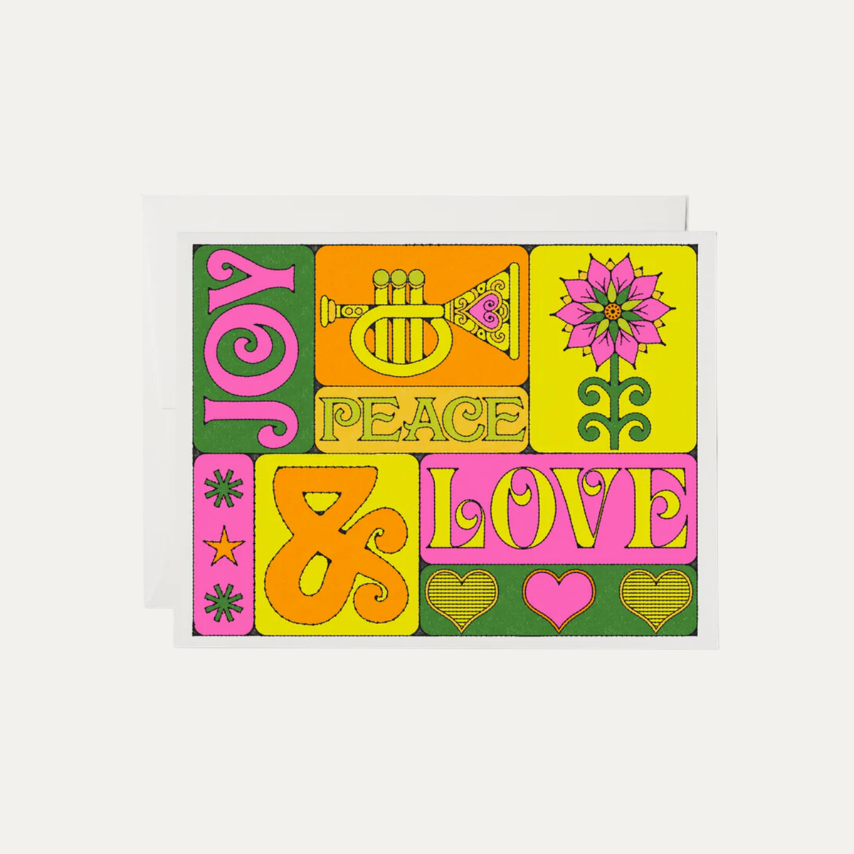 Peace, Love, Joy Card