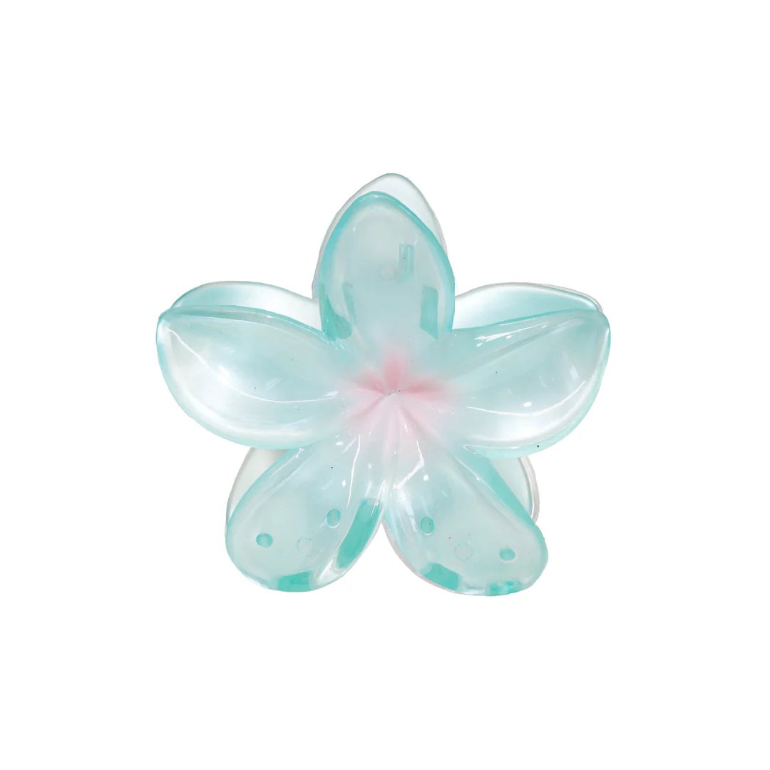 Super Bloom Claw Clip in Mint Pearl