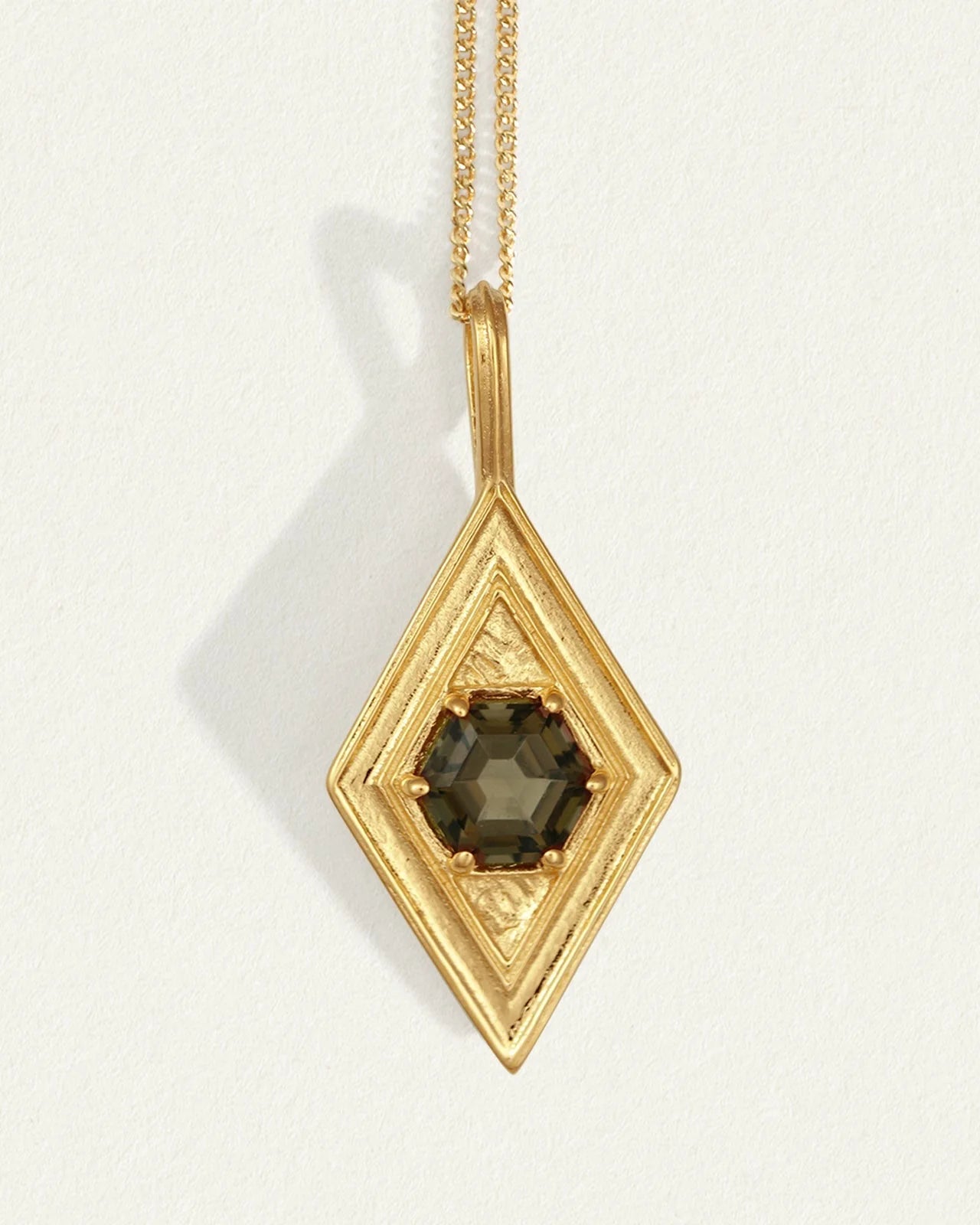 Sarruma Necklace | Smoky Quartz & Gold