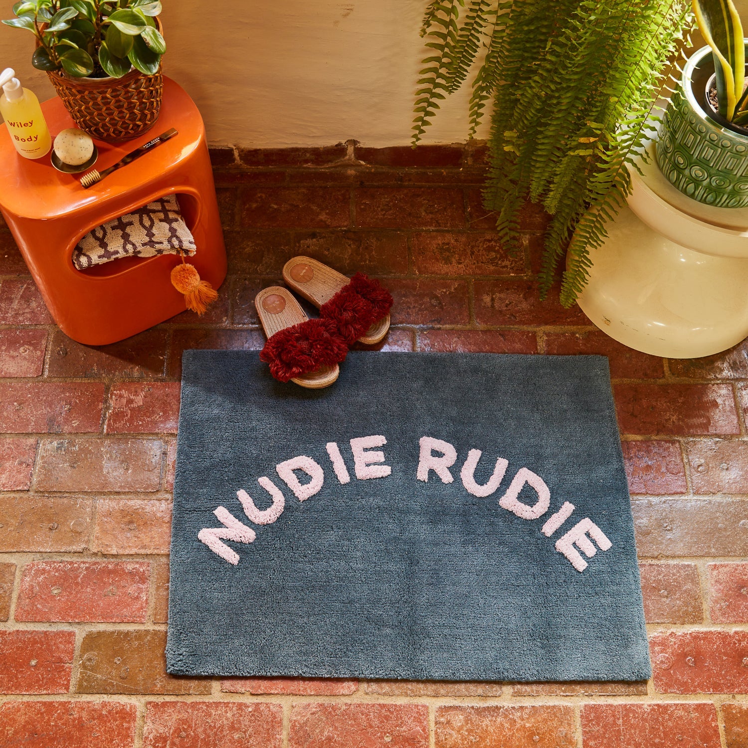 Tula Nudie Bath Mat | Denim