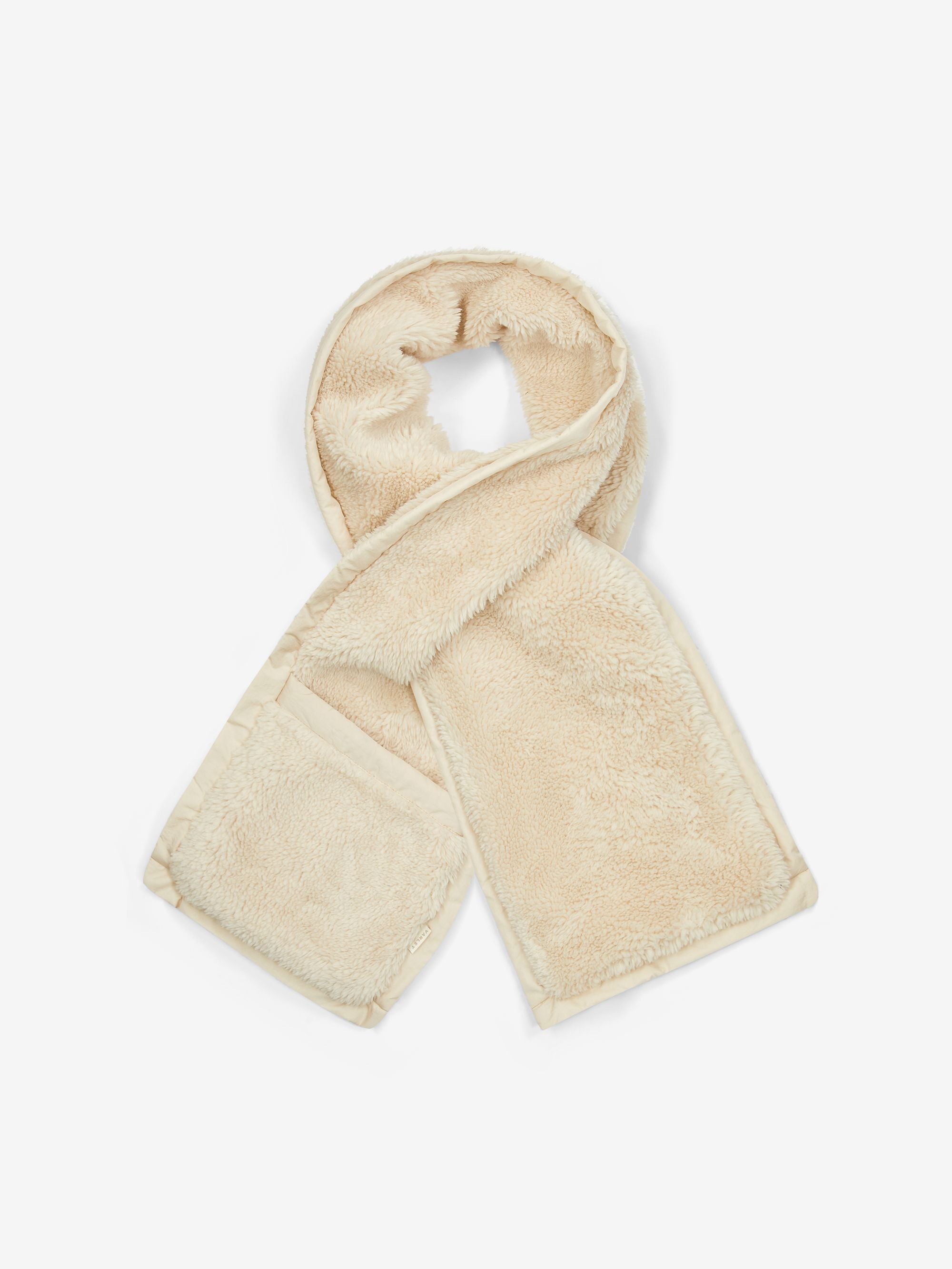 Vesta Sherpa Pocket Scarf in Sandshell
