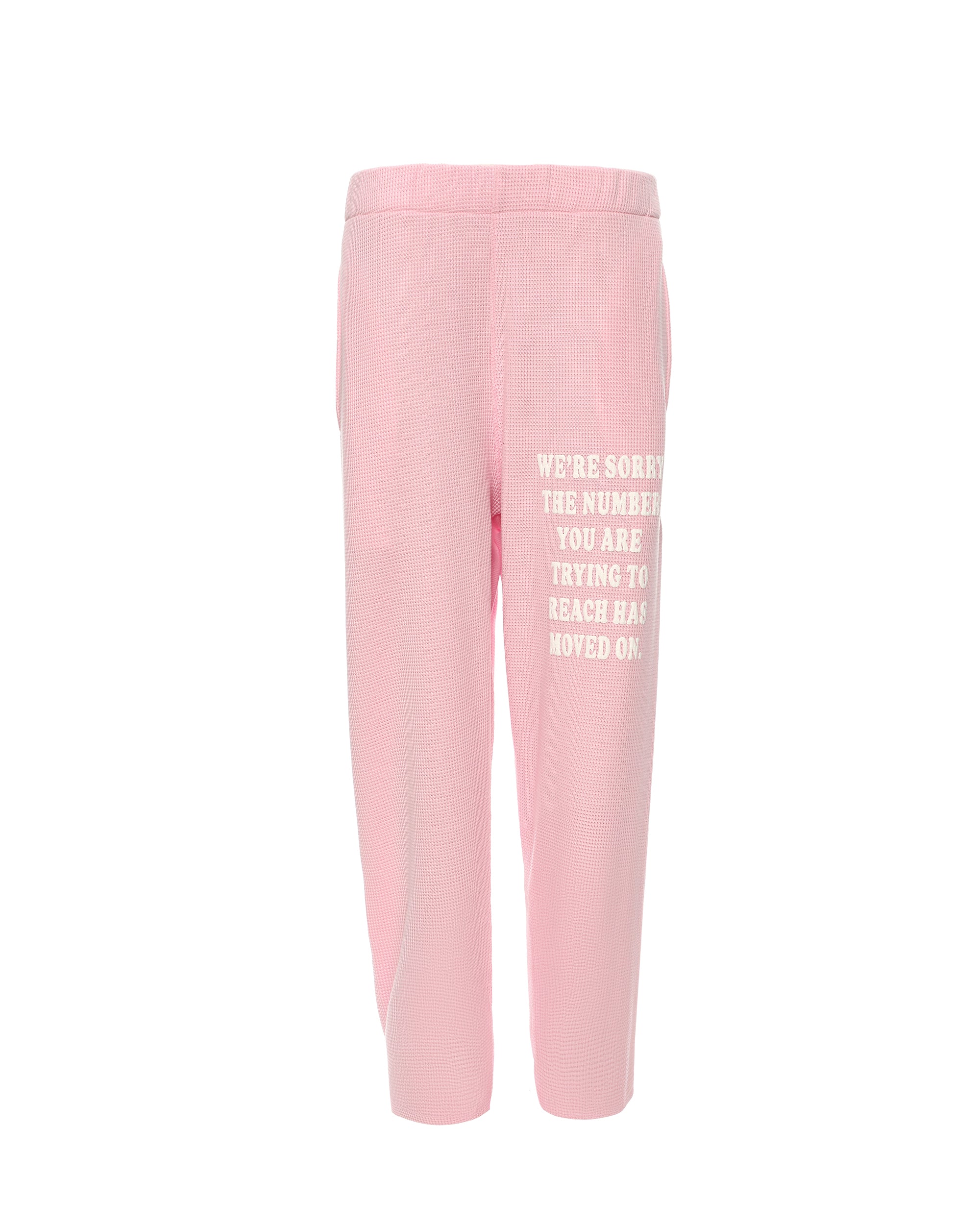 Pink 1-800 Revamped Mac Slim Sweatpants