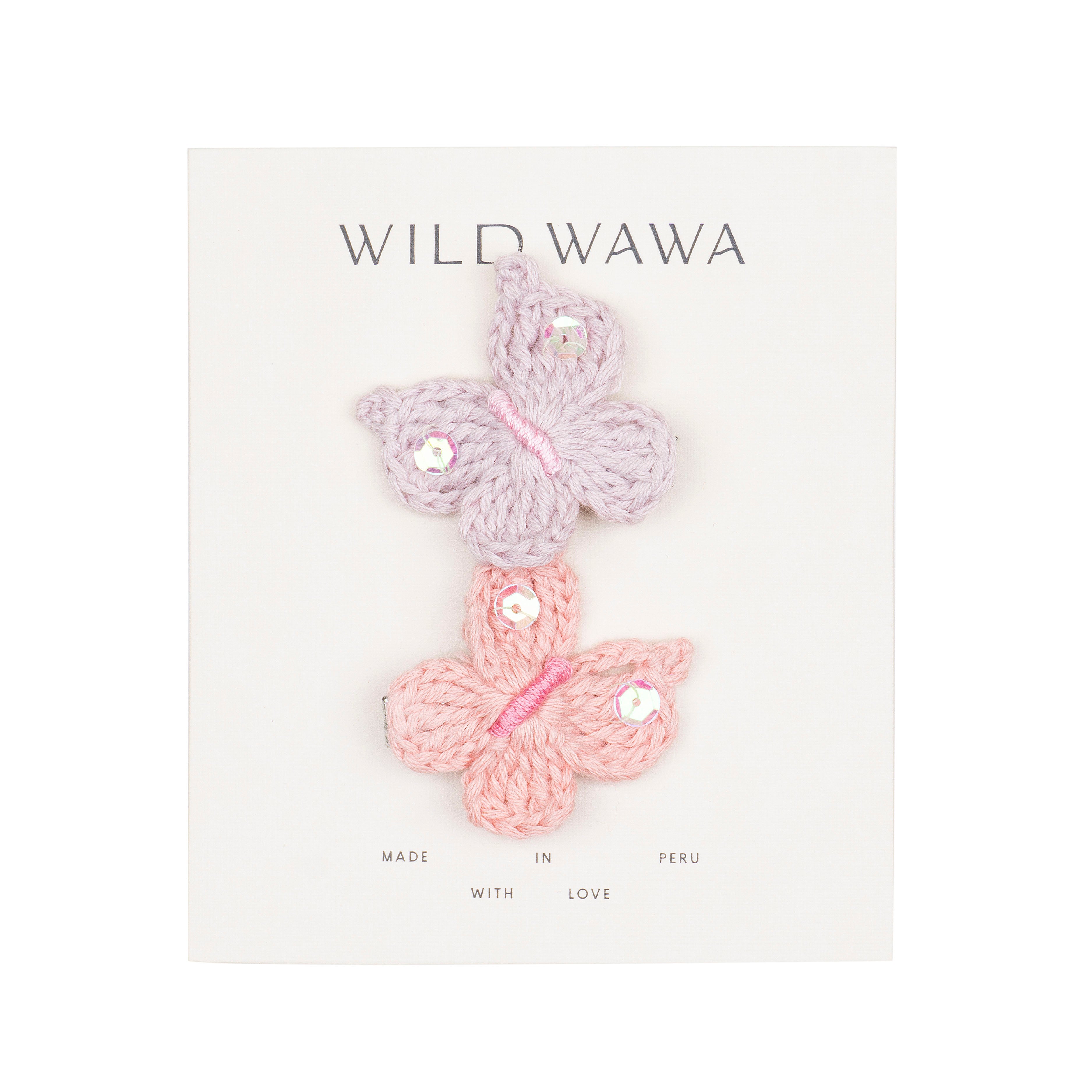 Crochet Clip Set | Butterfly Kiss