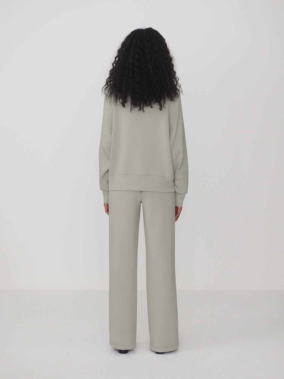 The Wide Leg Pant 28 | Blue Clay
