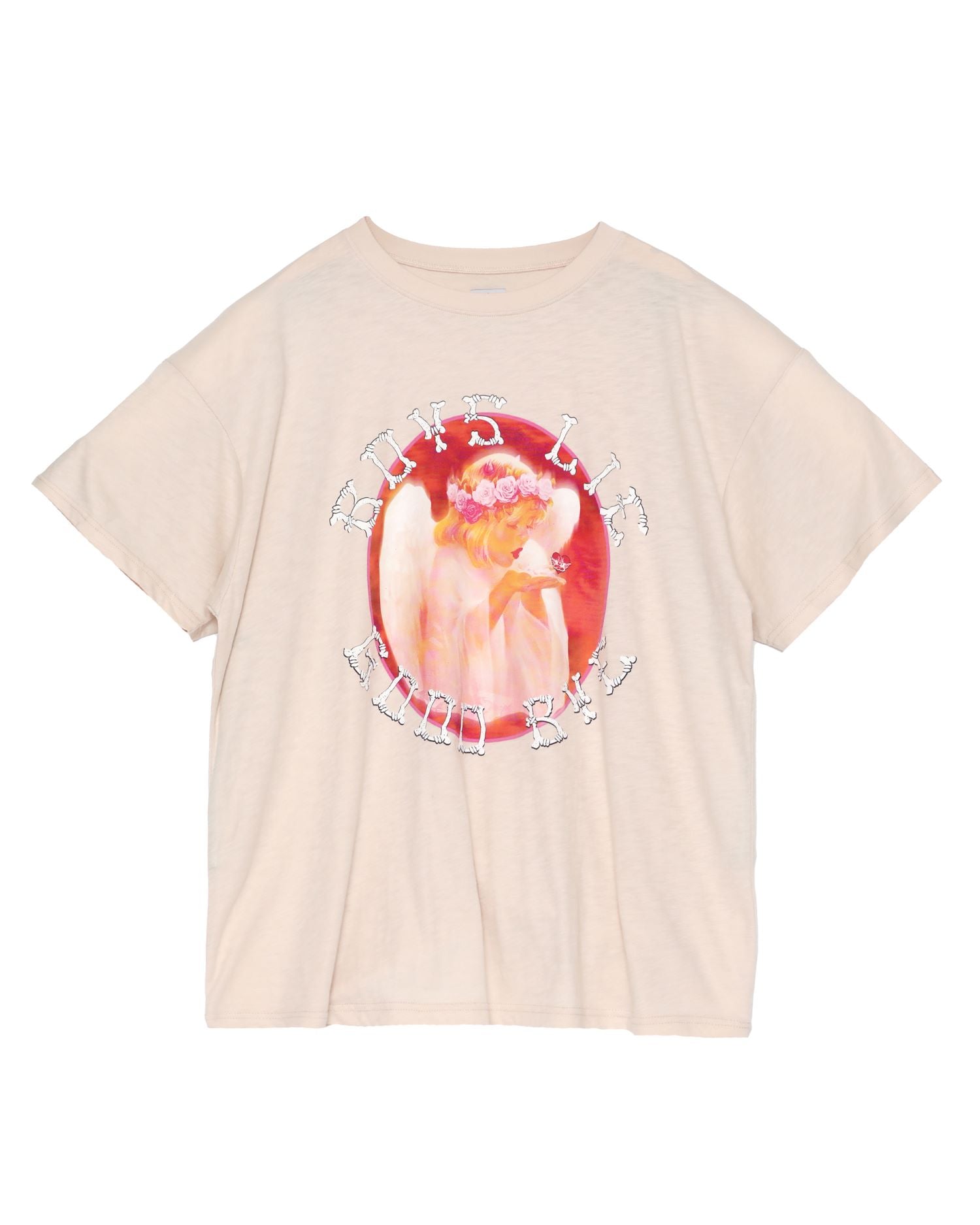 Tan Goodbye Again Boyfriend Tee
