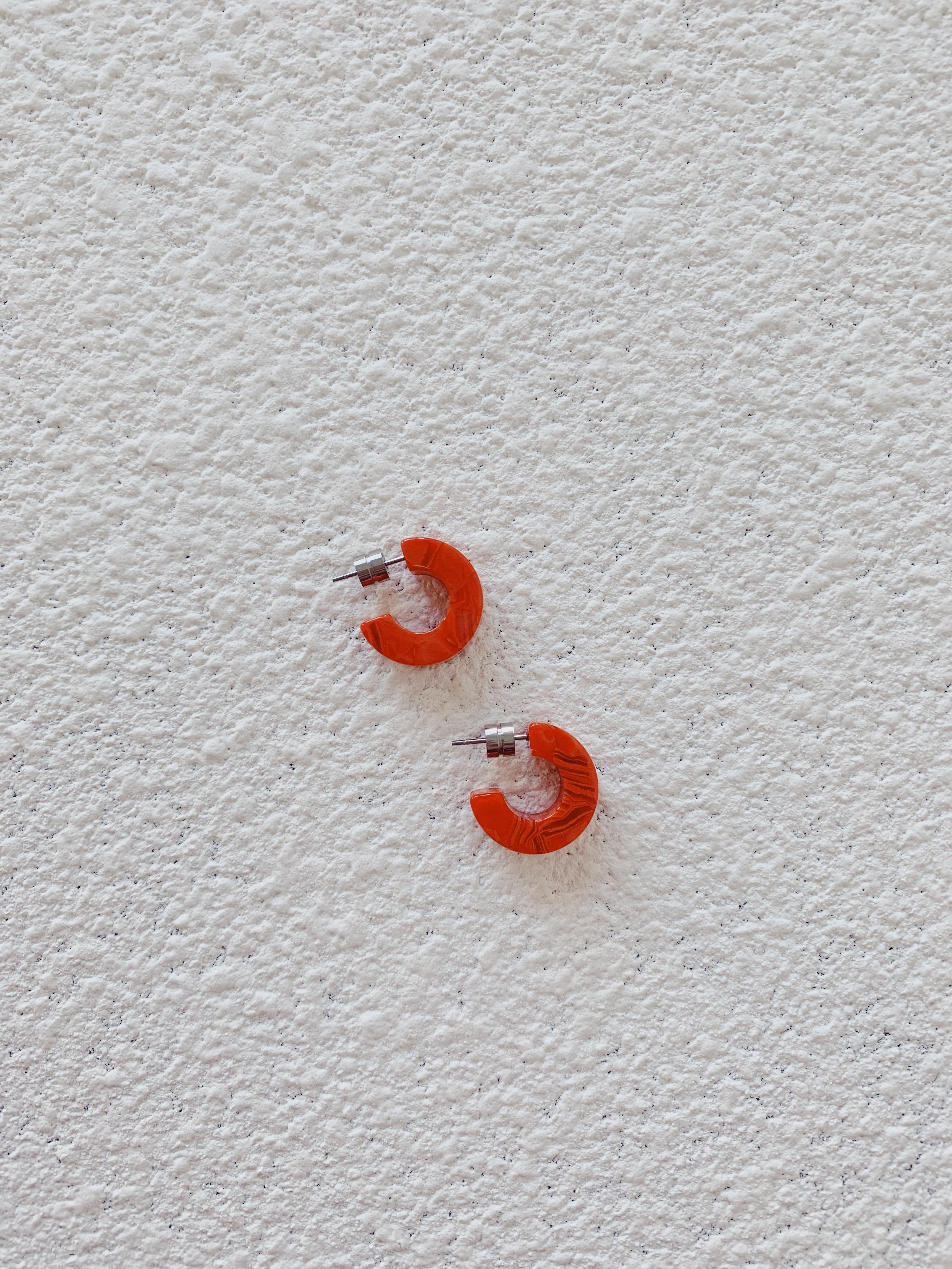 Muse Hoops in Poppy