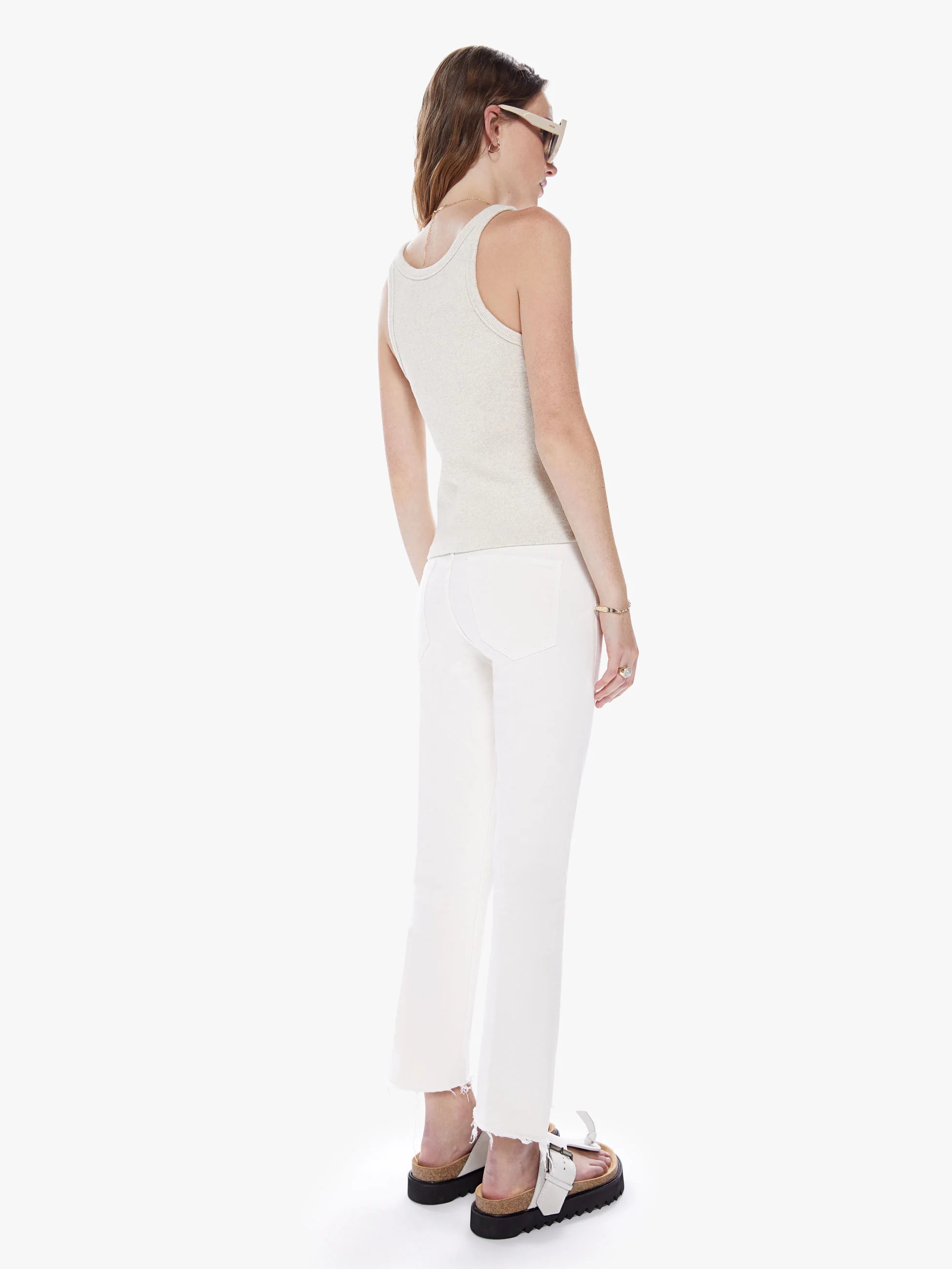 The Insider Crop Step Fray | Cream Puffs