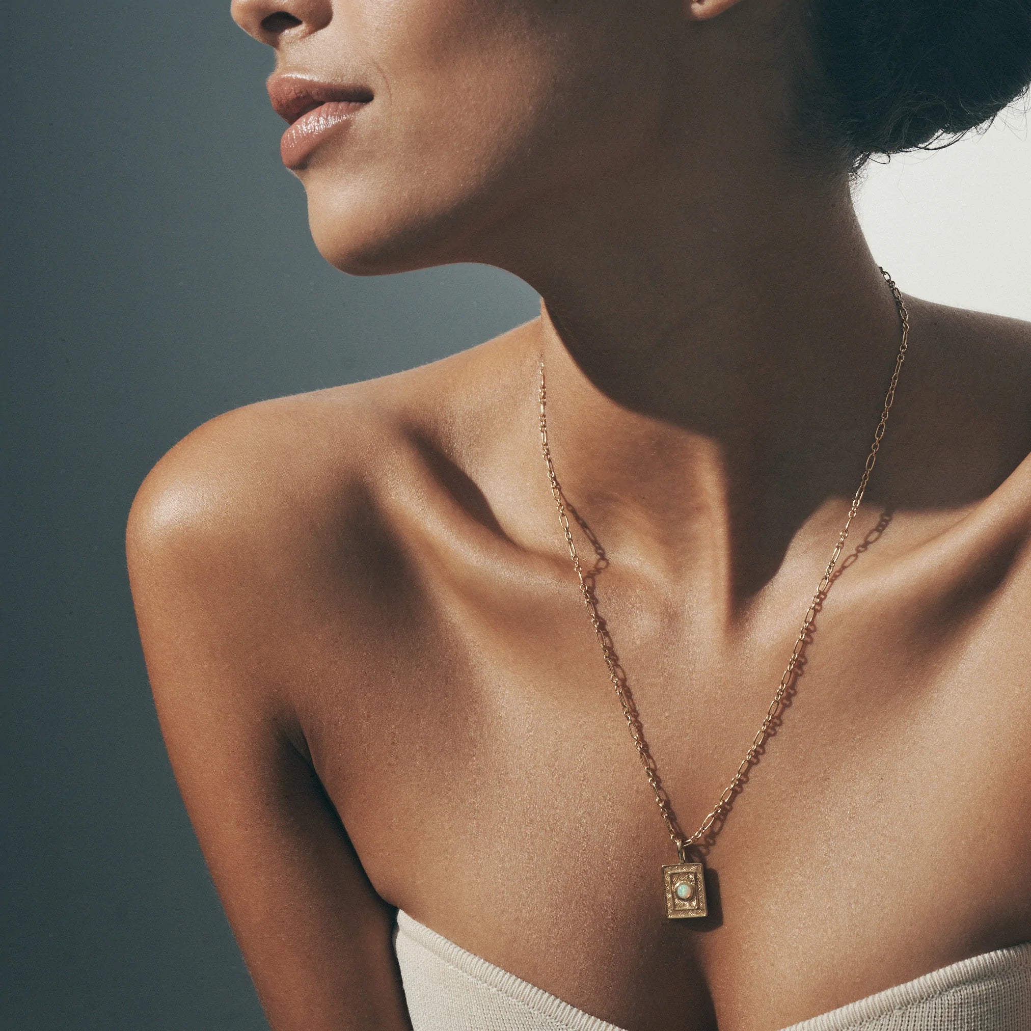 Agora Necklace | Opal & Gold